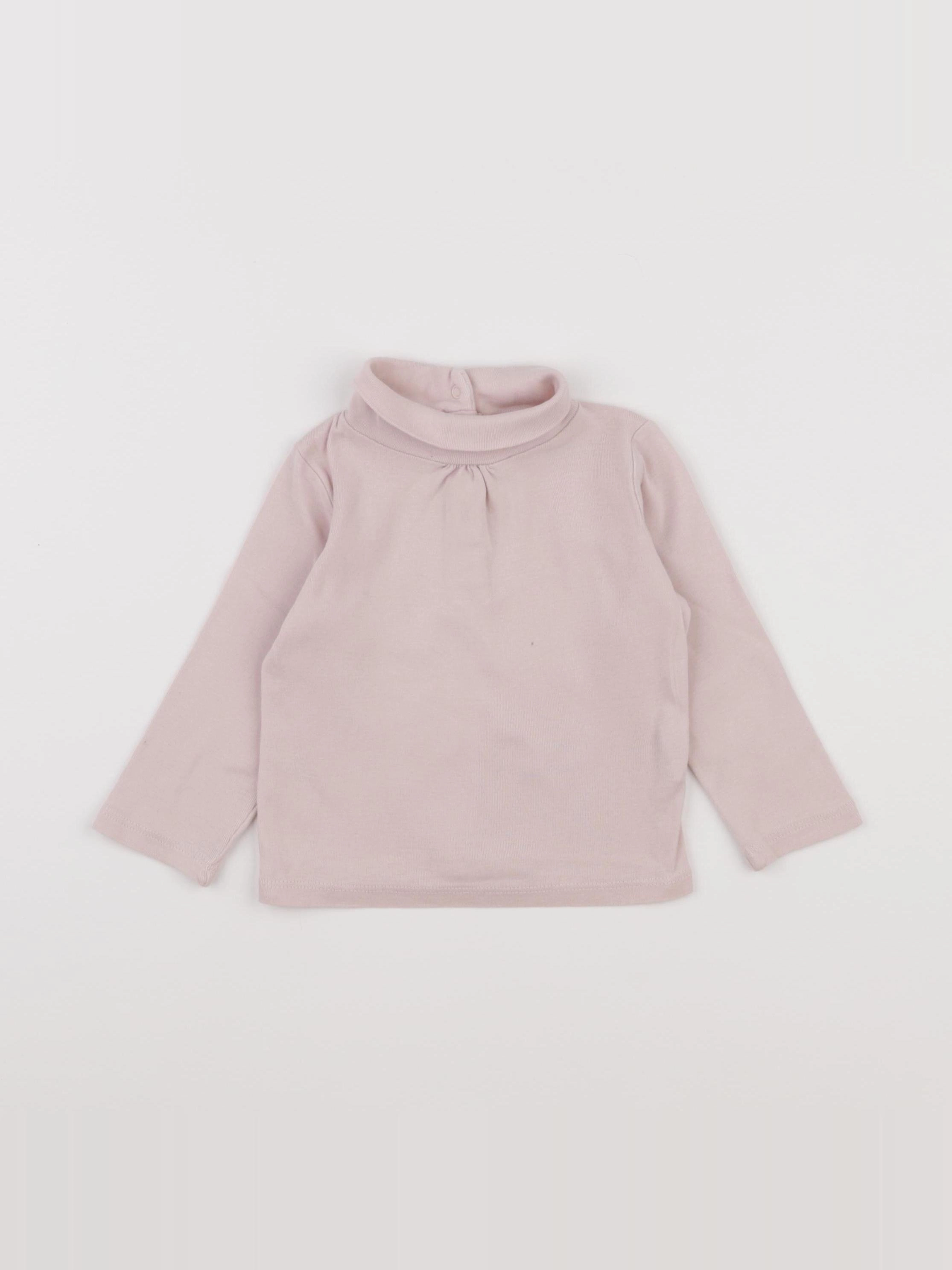 Boutchou - sous-pull rose - 12 mois