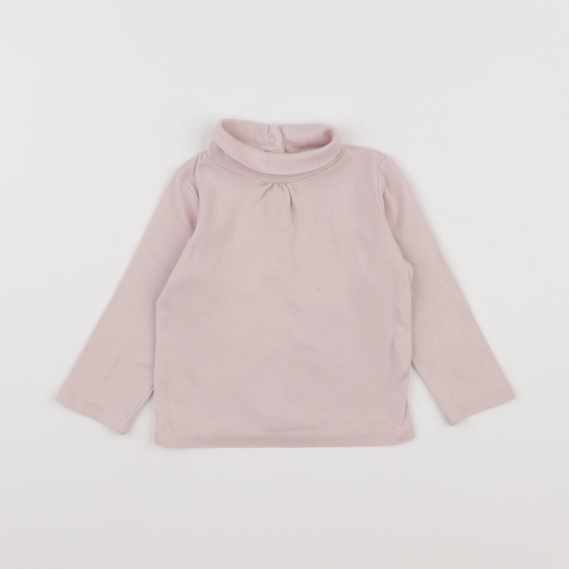 Boutchou - sous-pull rose - 12 mois