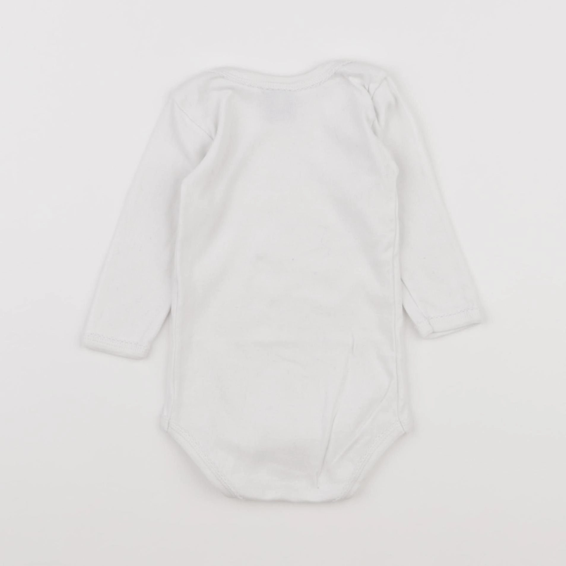 Petit Bateau - body blanc - 6 mois