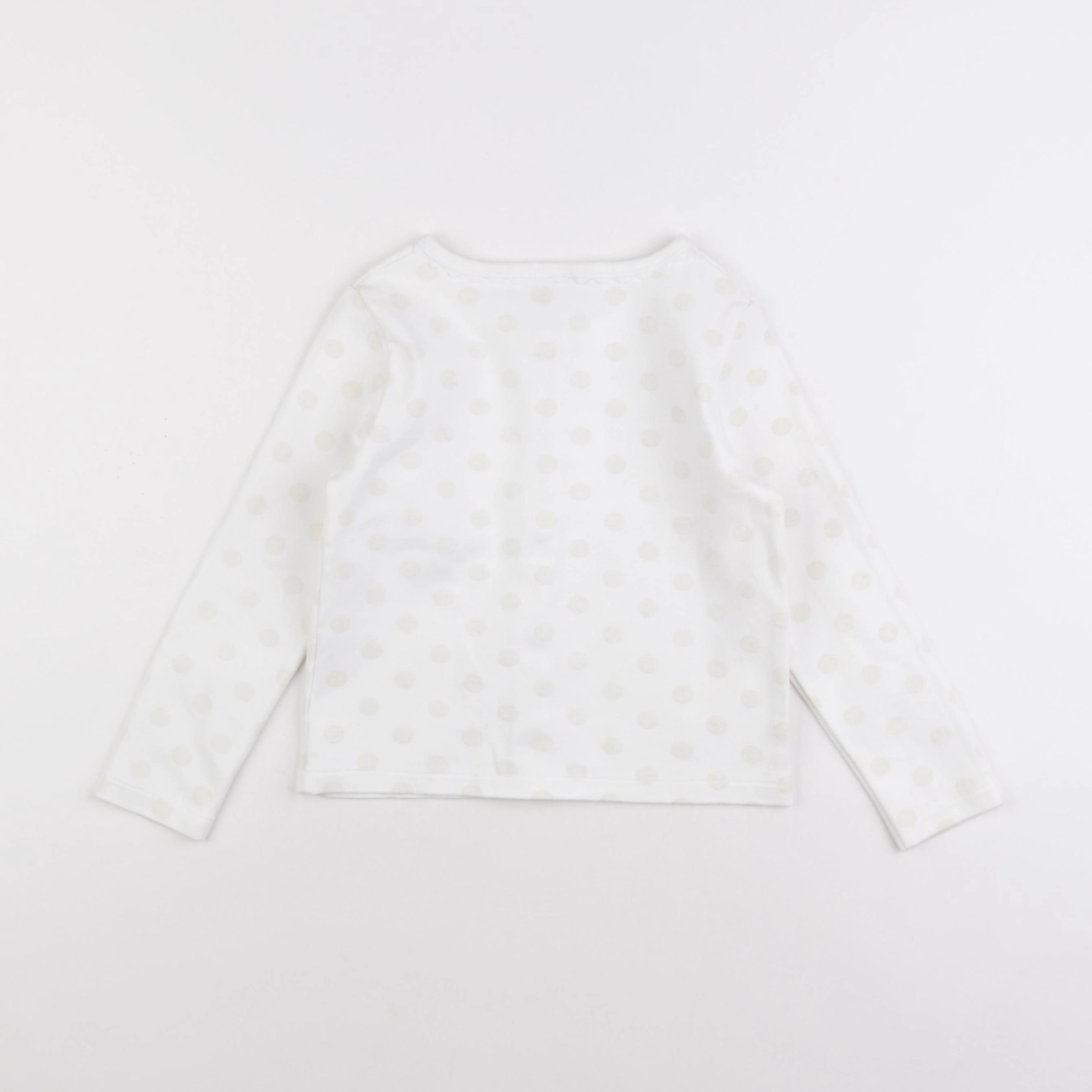 Petit Bateau - sweat blanc - 6 ans
