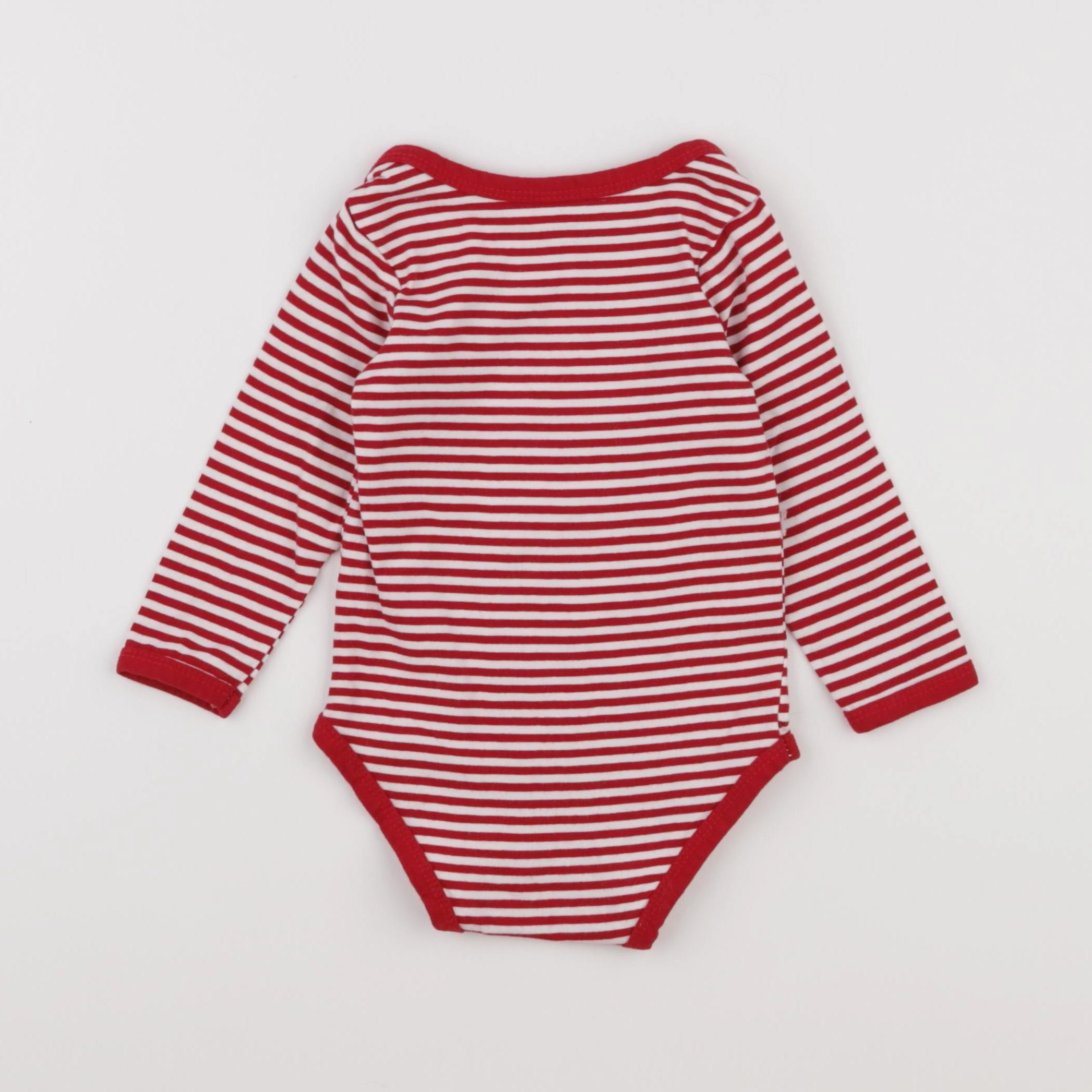 Vertbaudet - body rouge - 12 mois