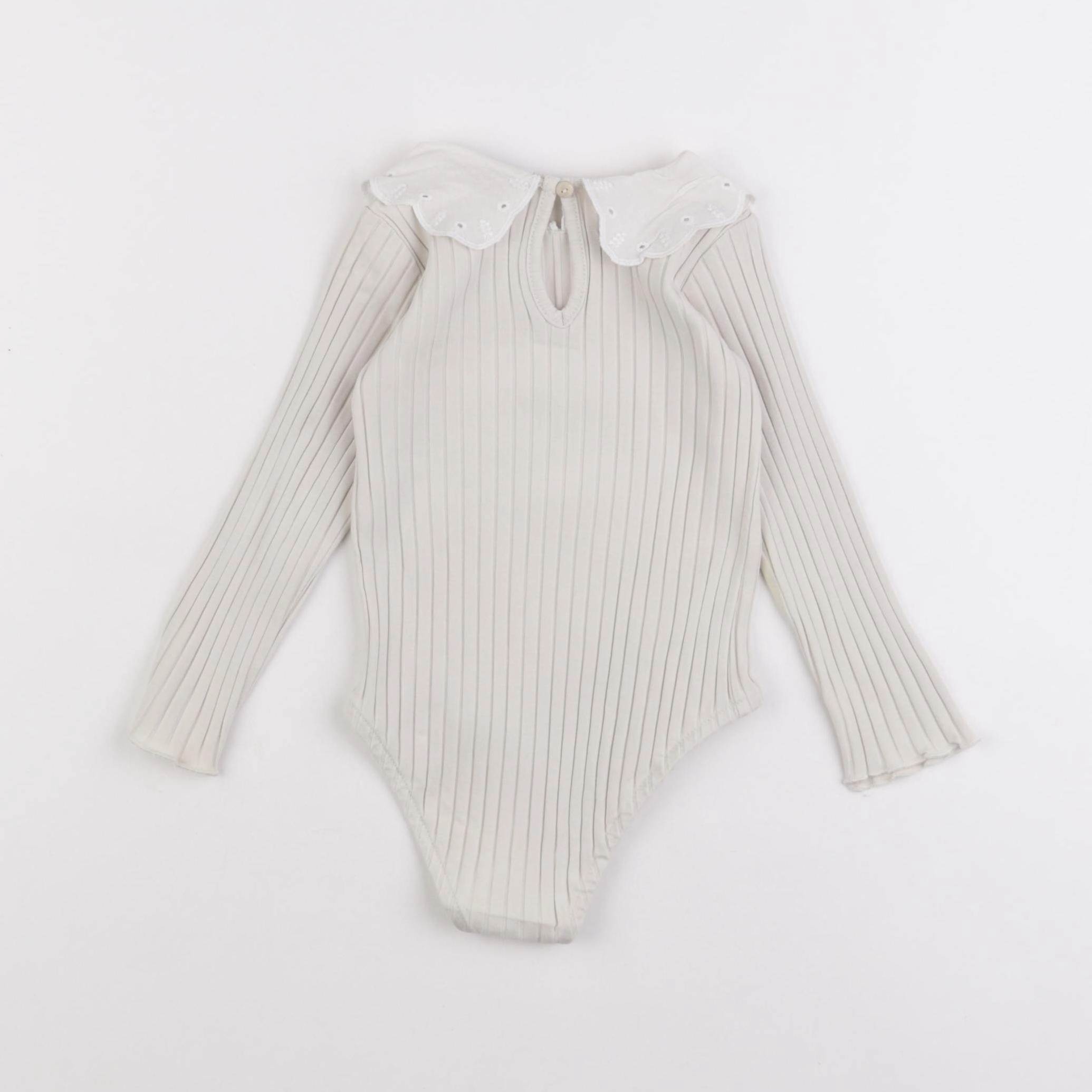 Zara - body à col beige - 12/18 mois