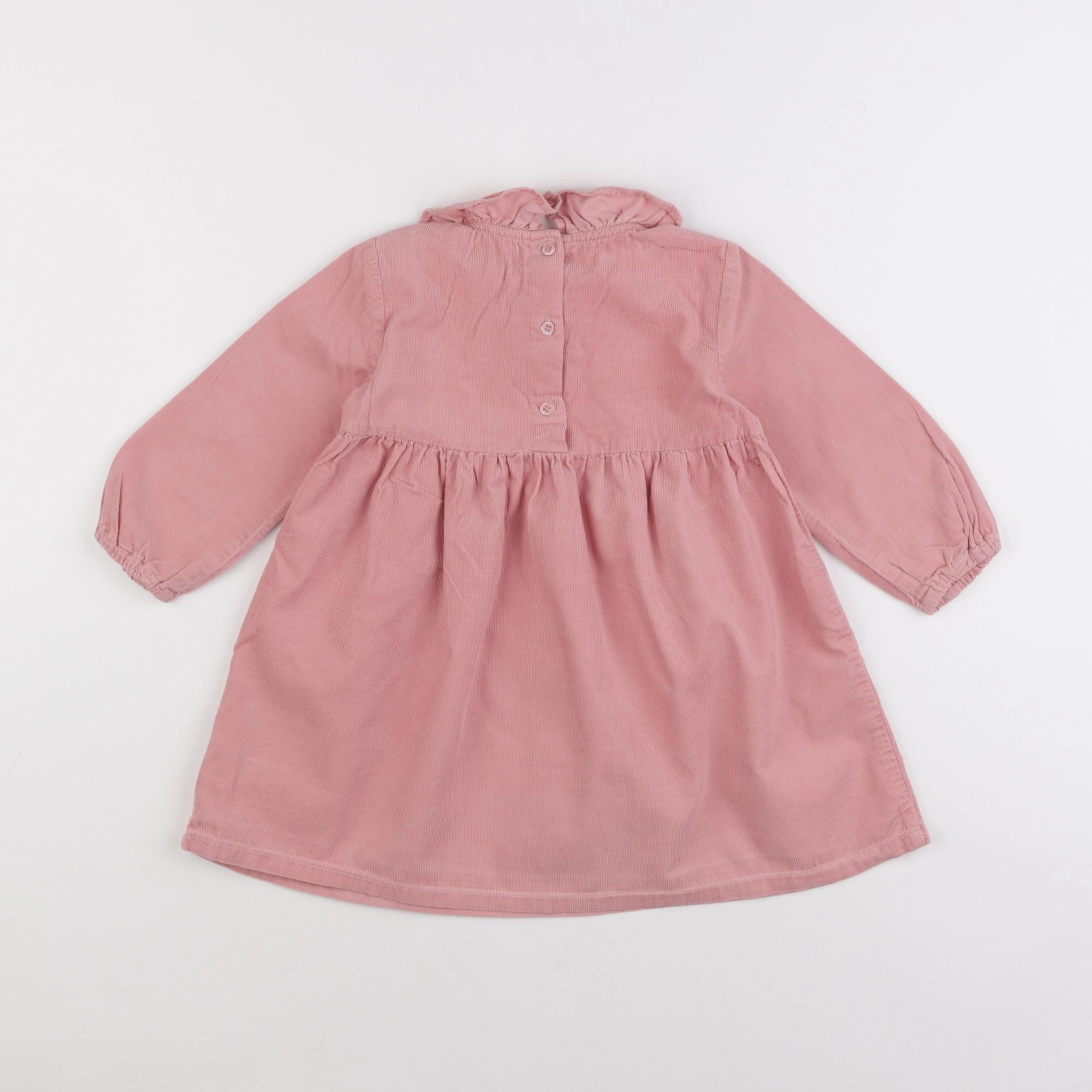 Cyrillus - robe rose - 24 mois