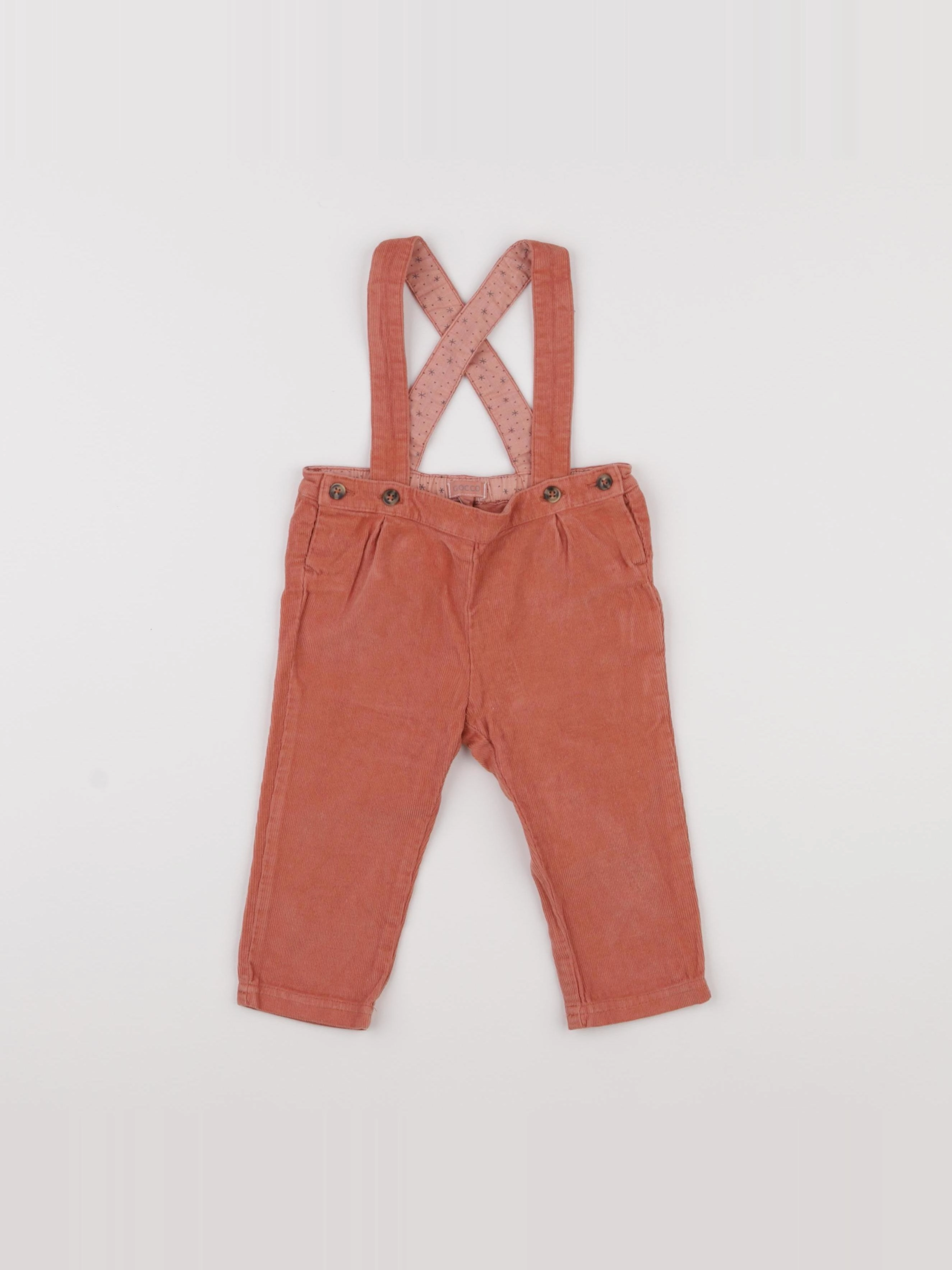 Gocco - pantalon rose - 6/9 mois
