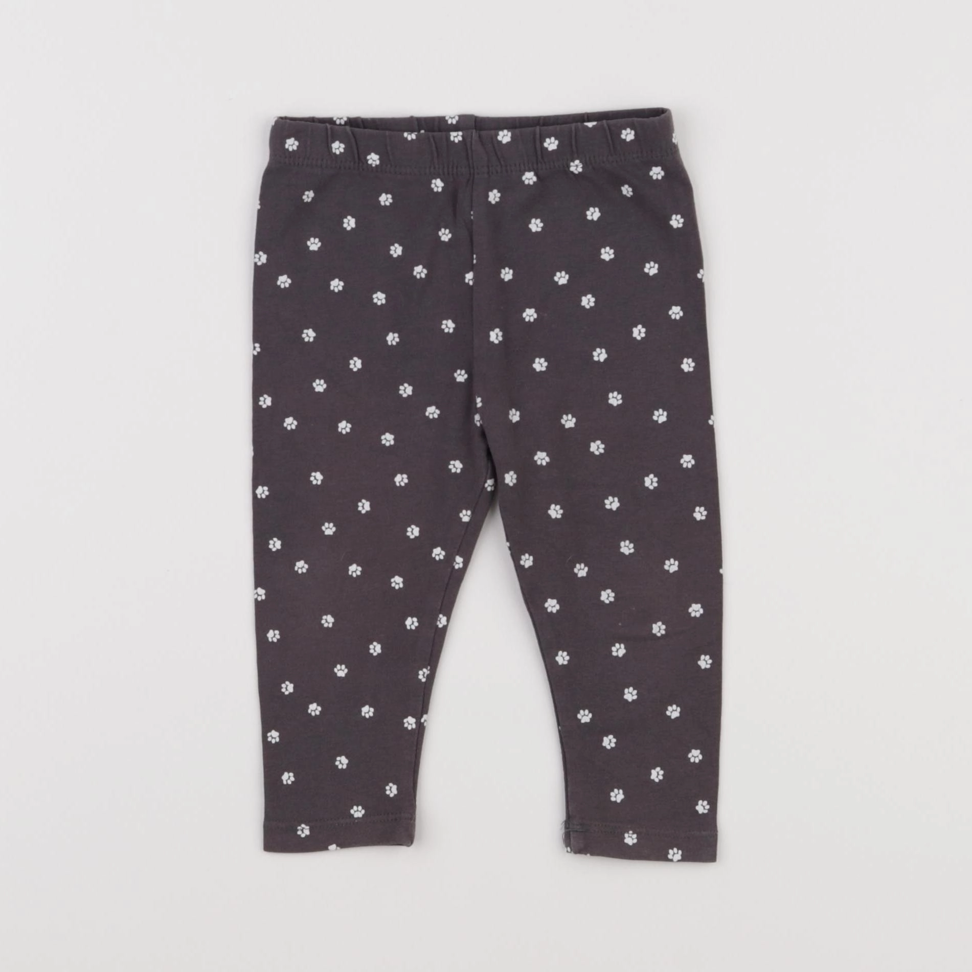 Vertbaudet - legging gris - 9 mois