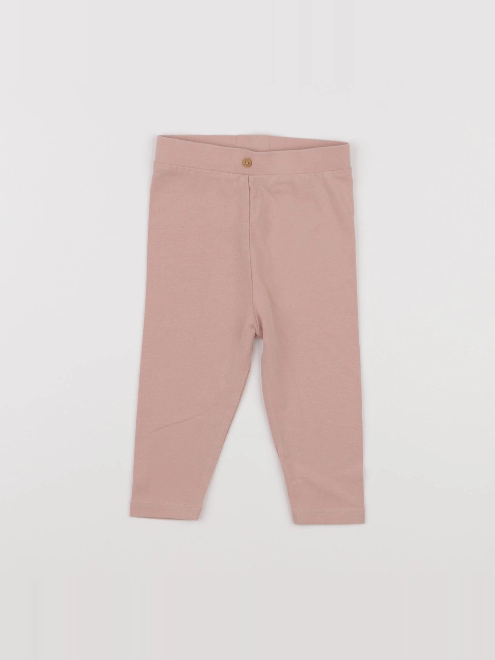 Vertbaudet - legging rose - 12 mois