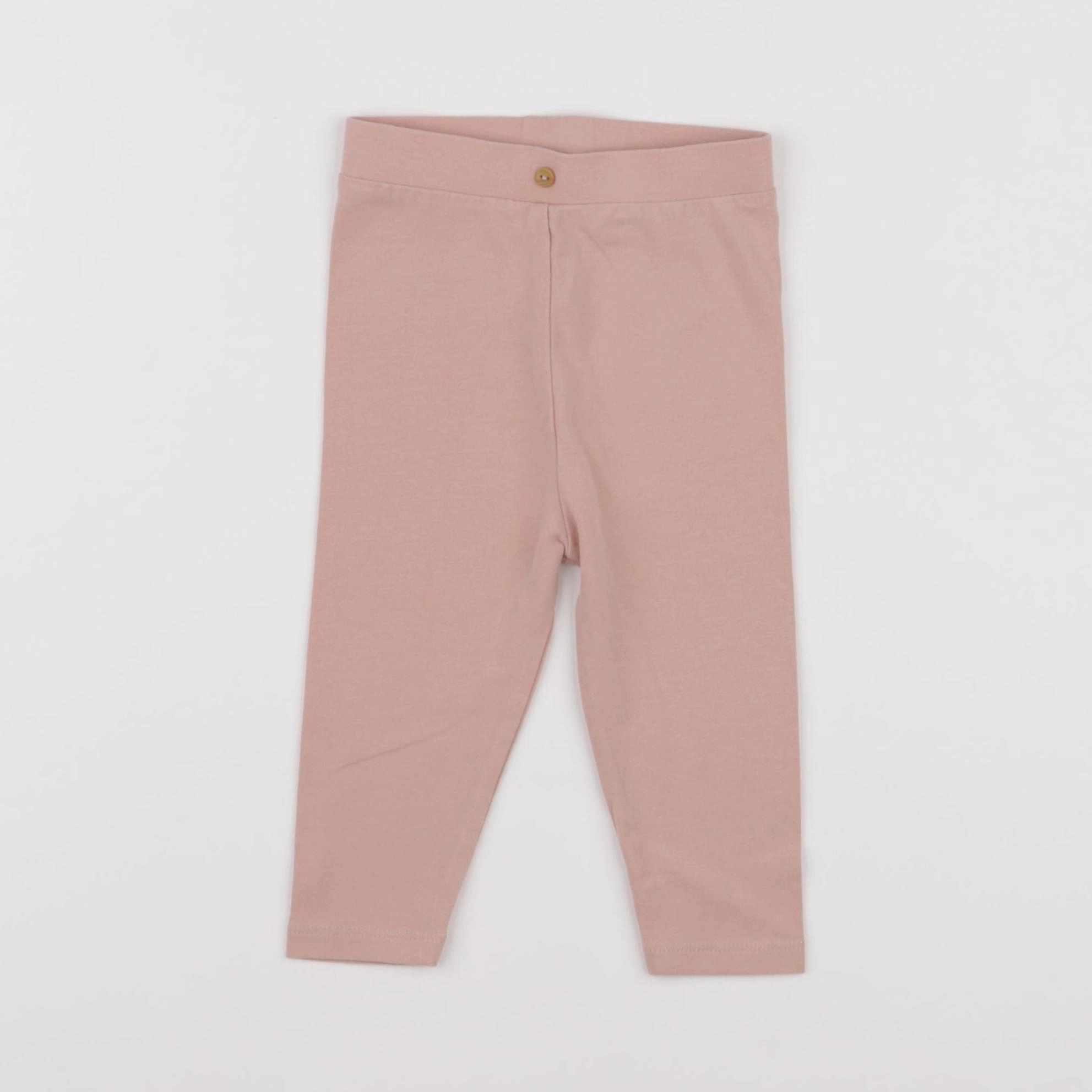 Vertbaudet - legging rose - 12 mois