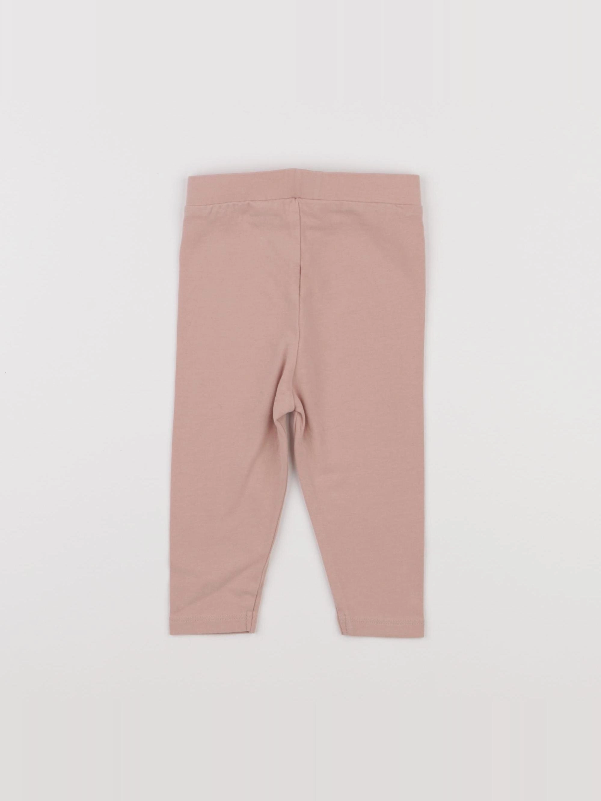 Vertbaudet - legging rose - 12 mois
