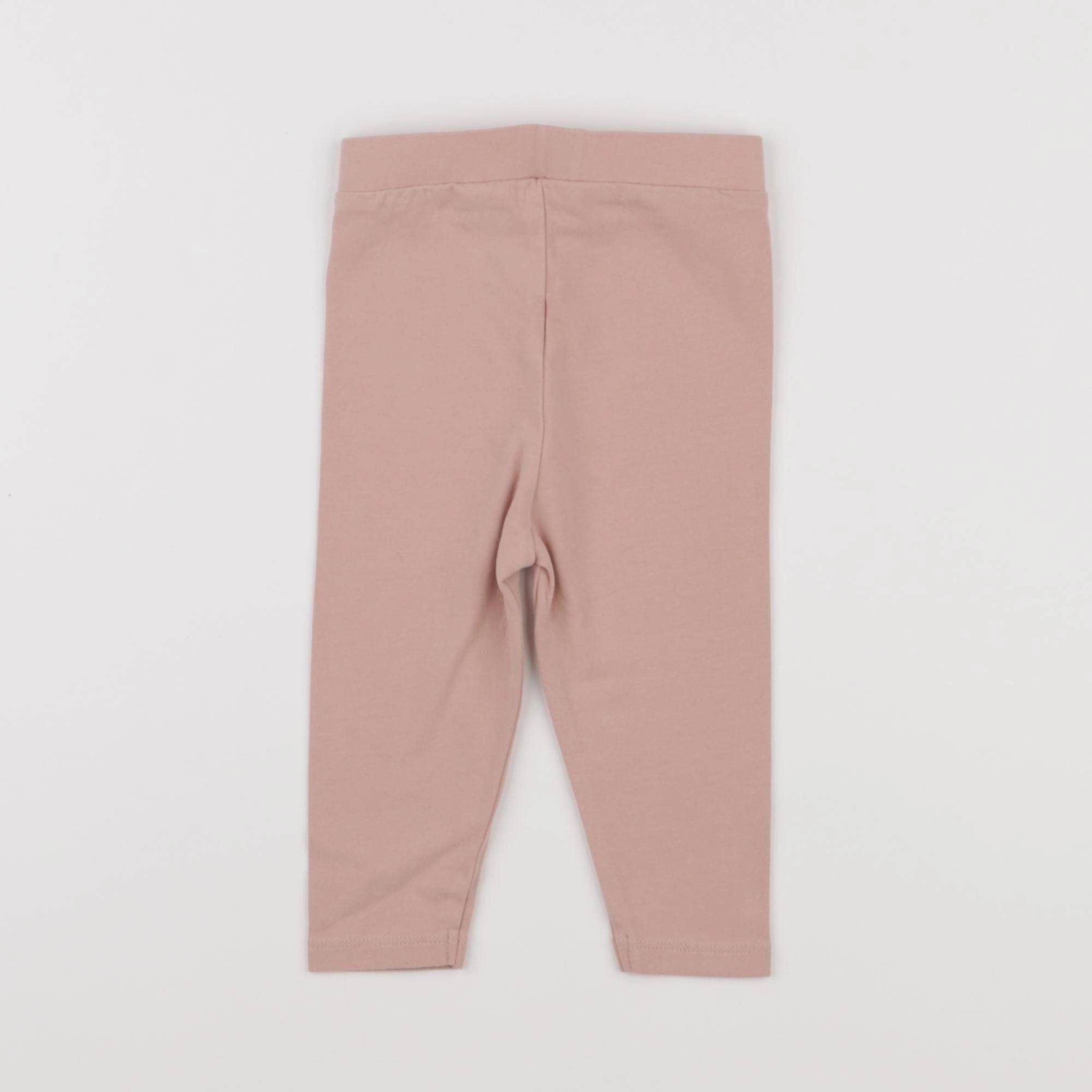 Vertbaudet - legging rose - 12 mois