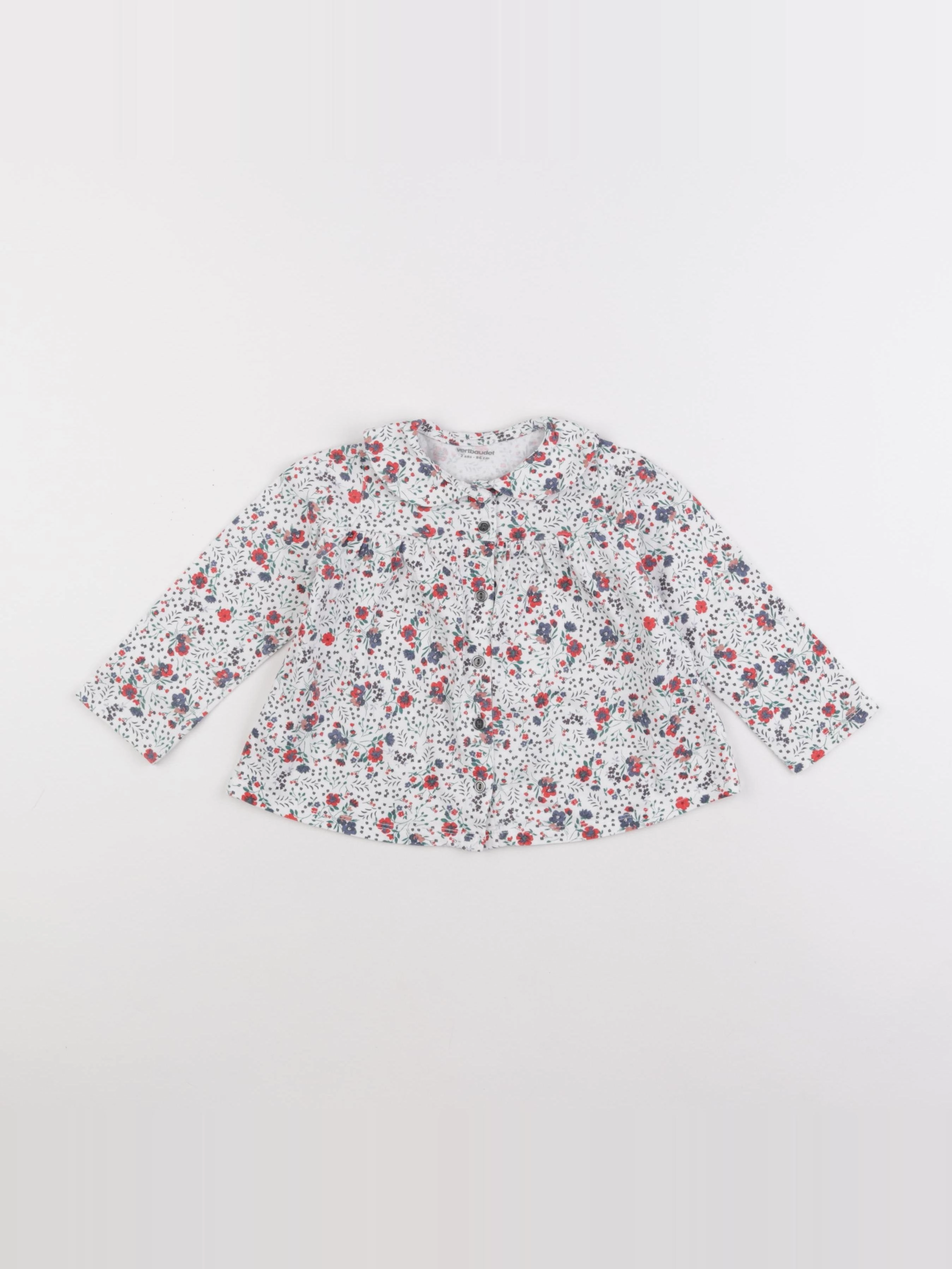 Vertbaudet - tee-shirt blanc - 2 ans
