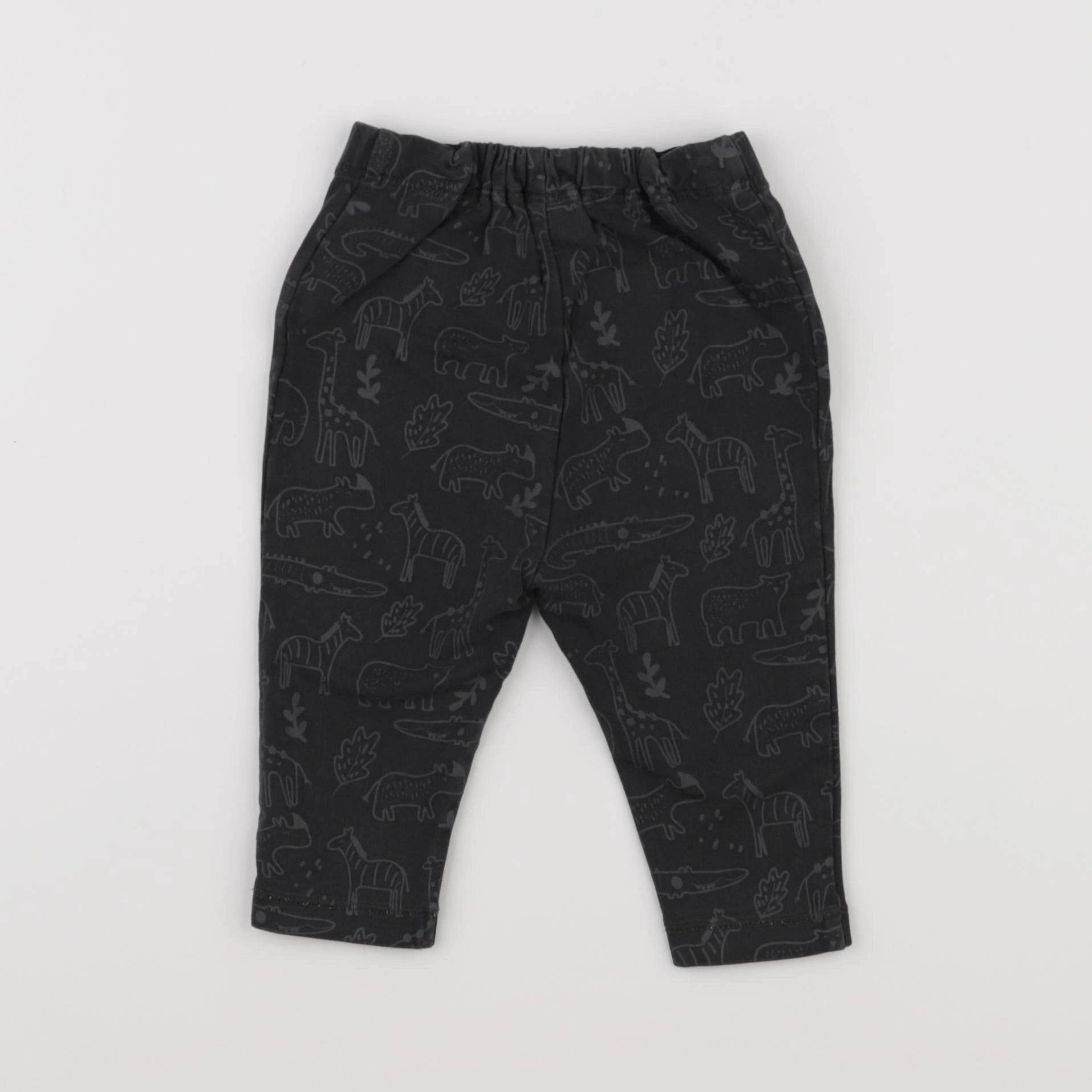 Tape à l'oeil - legging gris - 12 mois