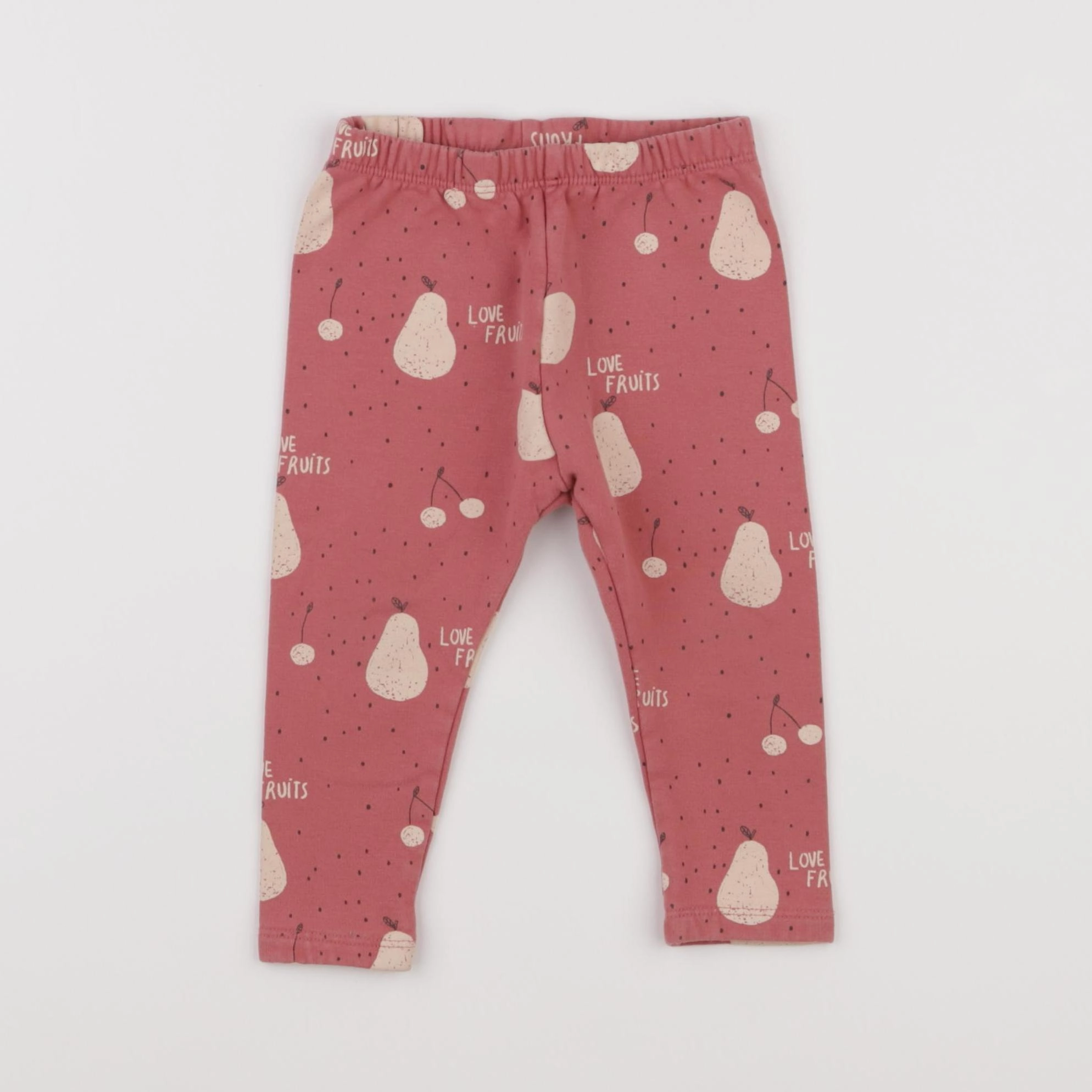 Zara - legging rose - 9/12 mois