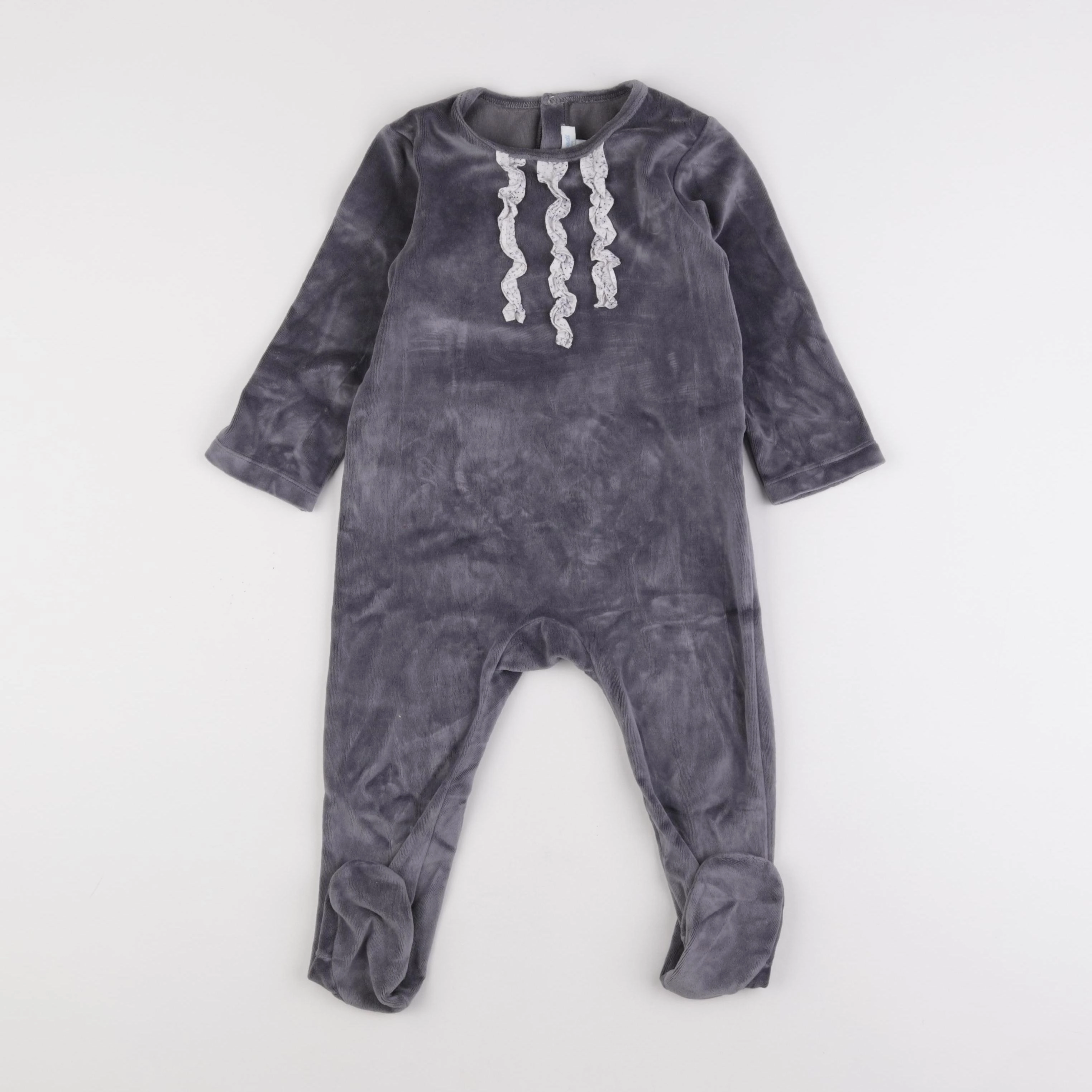 Jacadi - pyjama velours bleu - 24 mois