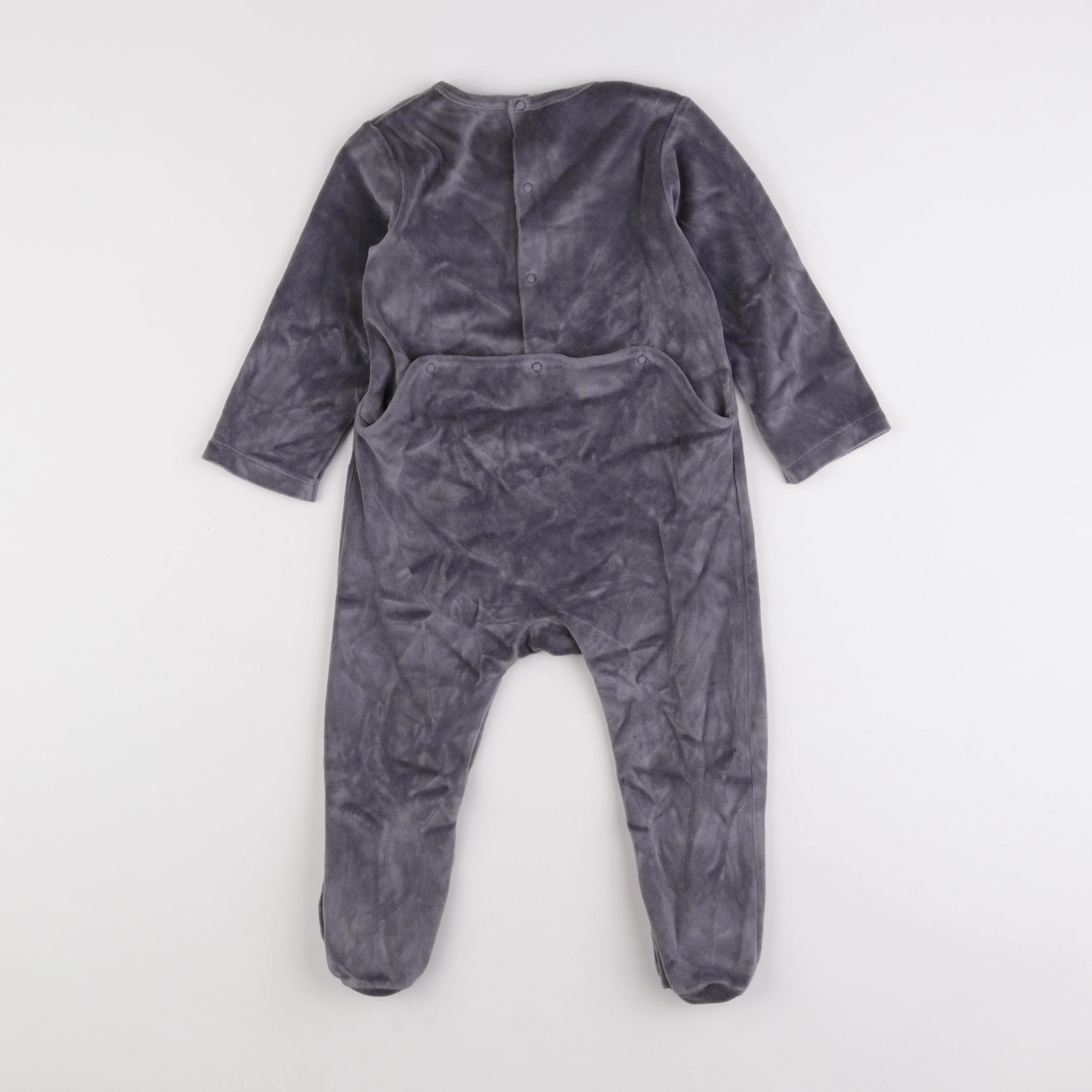 Jacadi - pyjama velours bleu - 24 mois