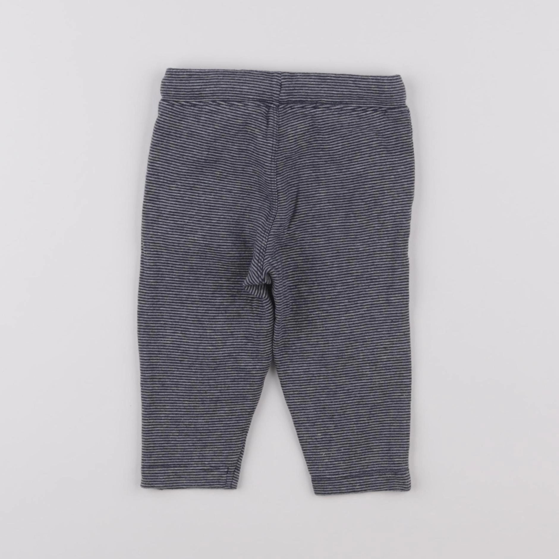 Boutchou - pantalon bleu - 9 mois