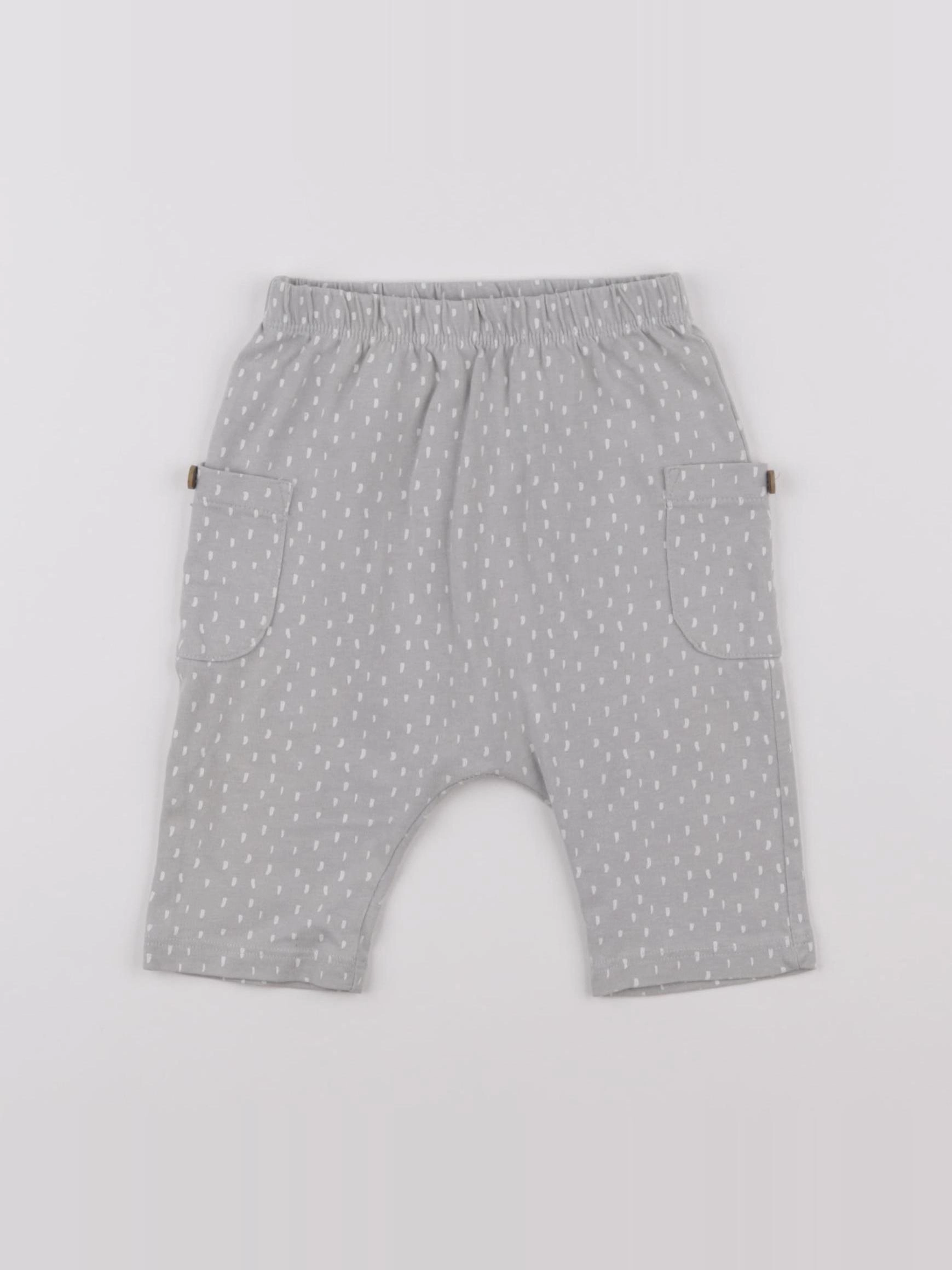 La Redoute - sarouel gris - 6 mois