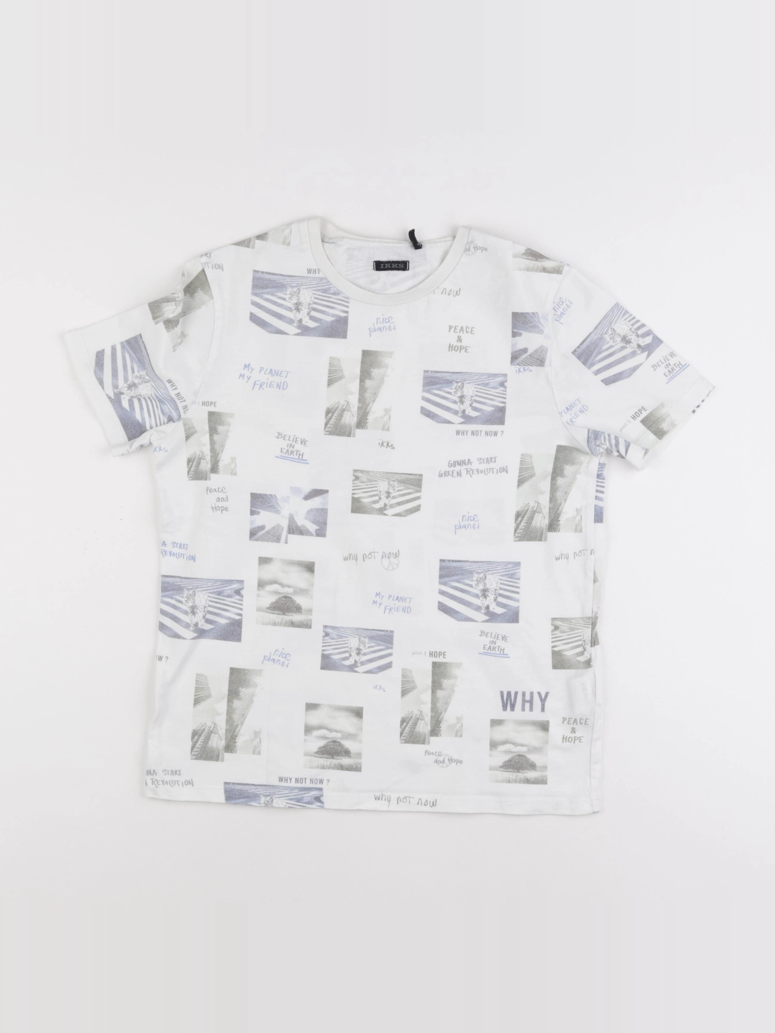 IKKS - tee-shirt blanc - 12 ans