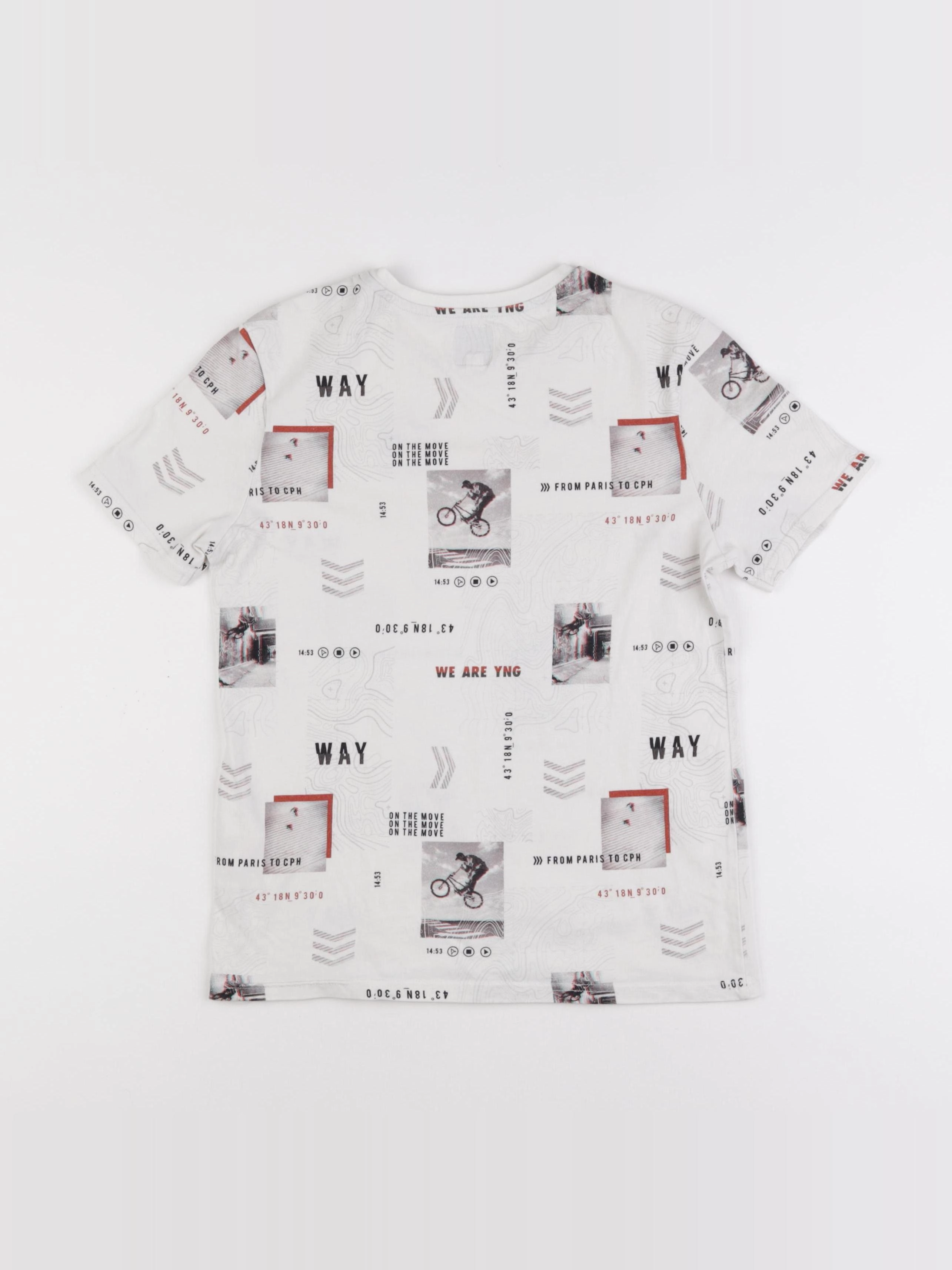 IKKS - tee-shirt blanc - 12 ans