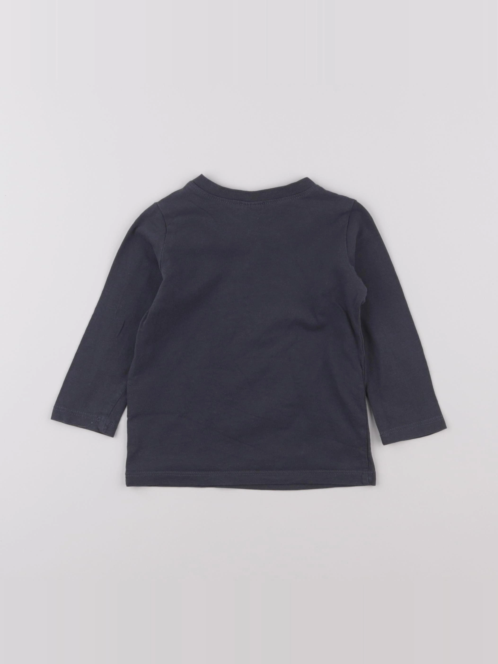 H&M - tee-shirt gris - 6/9 mois