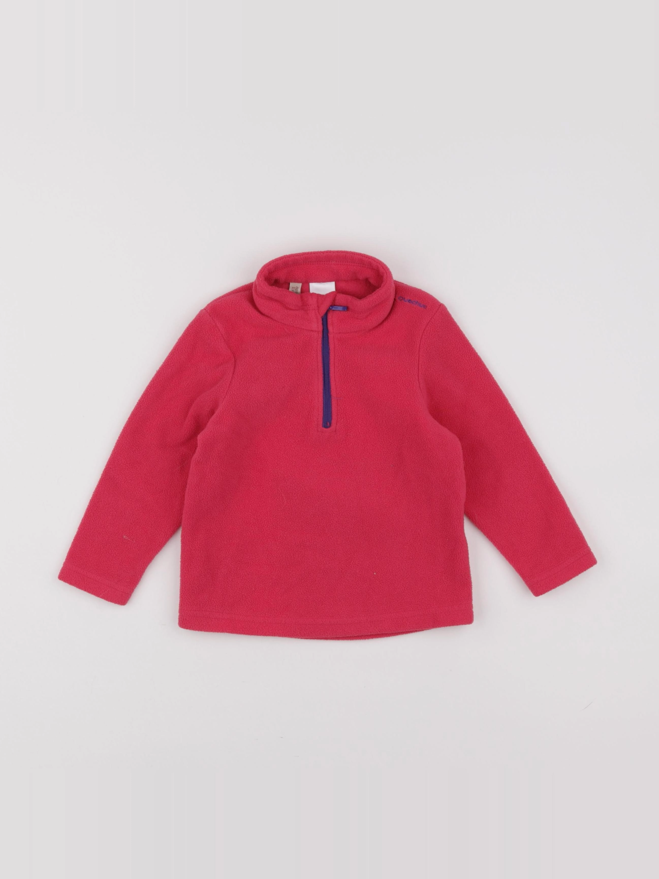 Decathlon ski - polaire rose - 2 ans
