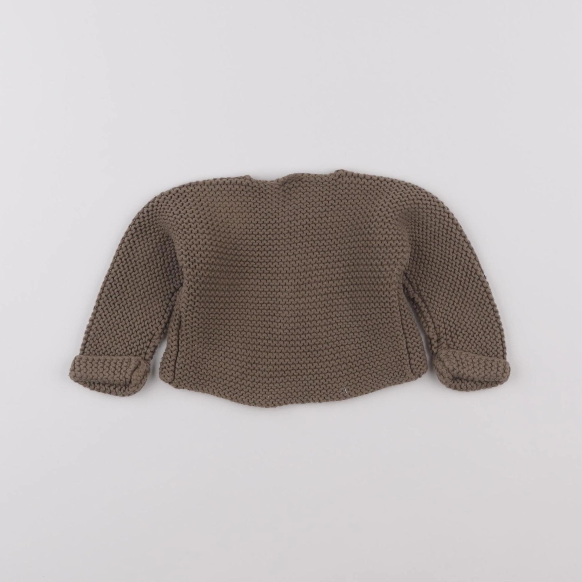 Petit Bateau - gilet marron - 3 mois