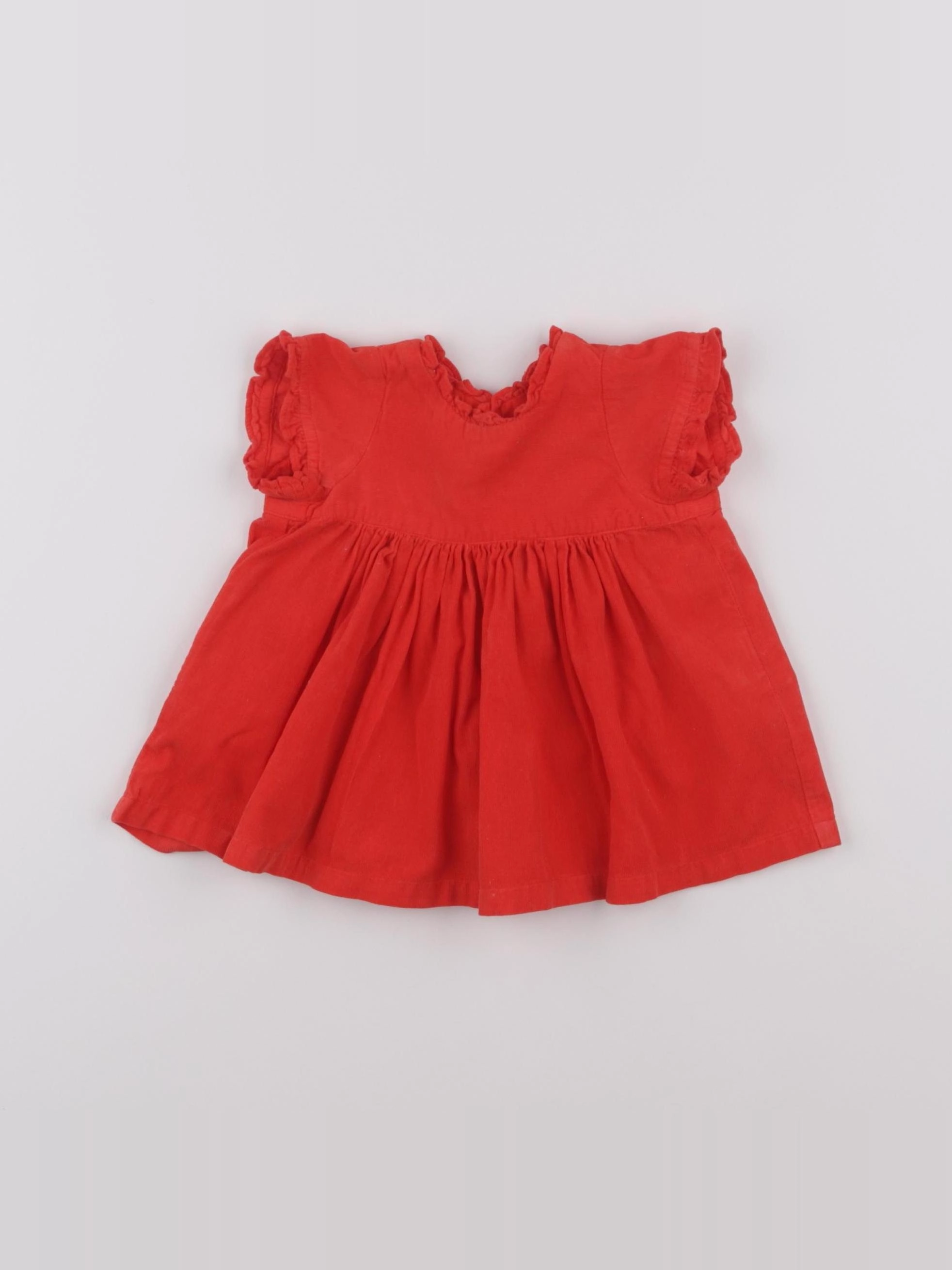 Bonton - robe rouge - 6 mois