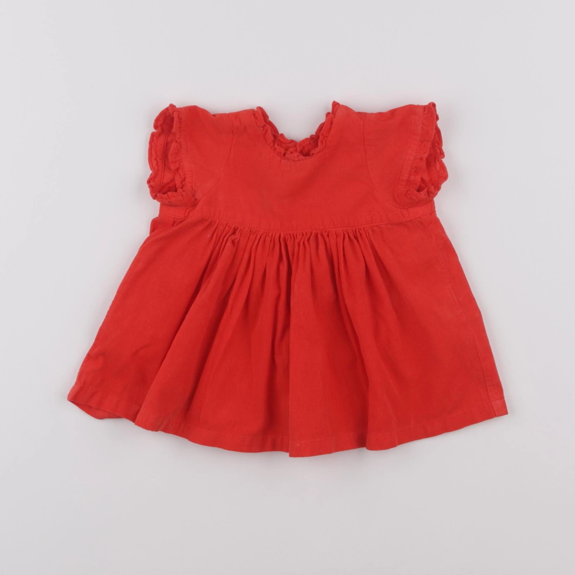 Bonton - robe rouge - 6 mois