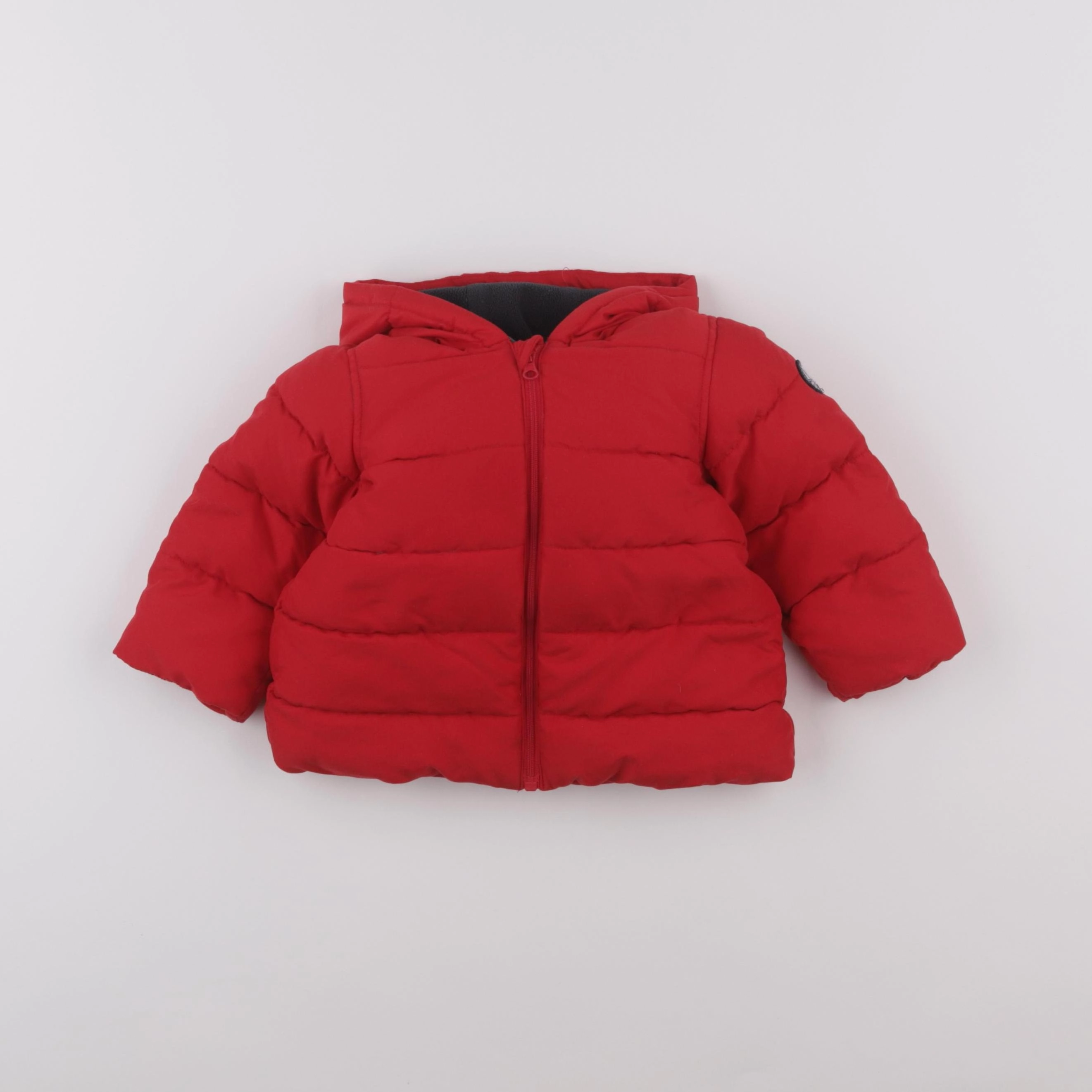 Petit Bateau - doudoune rouge - 12 mois