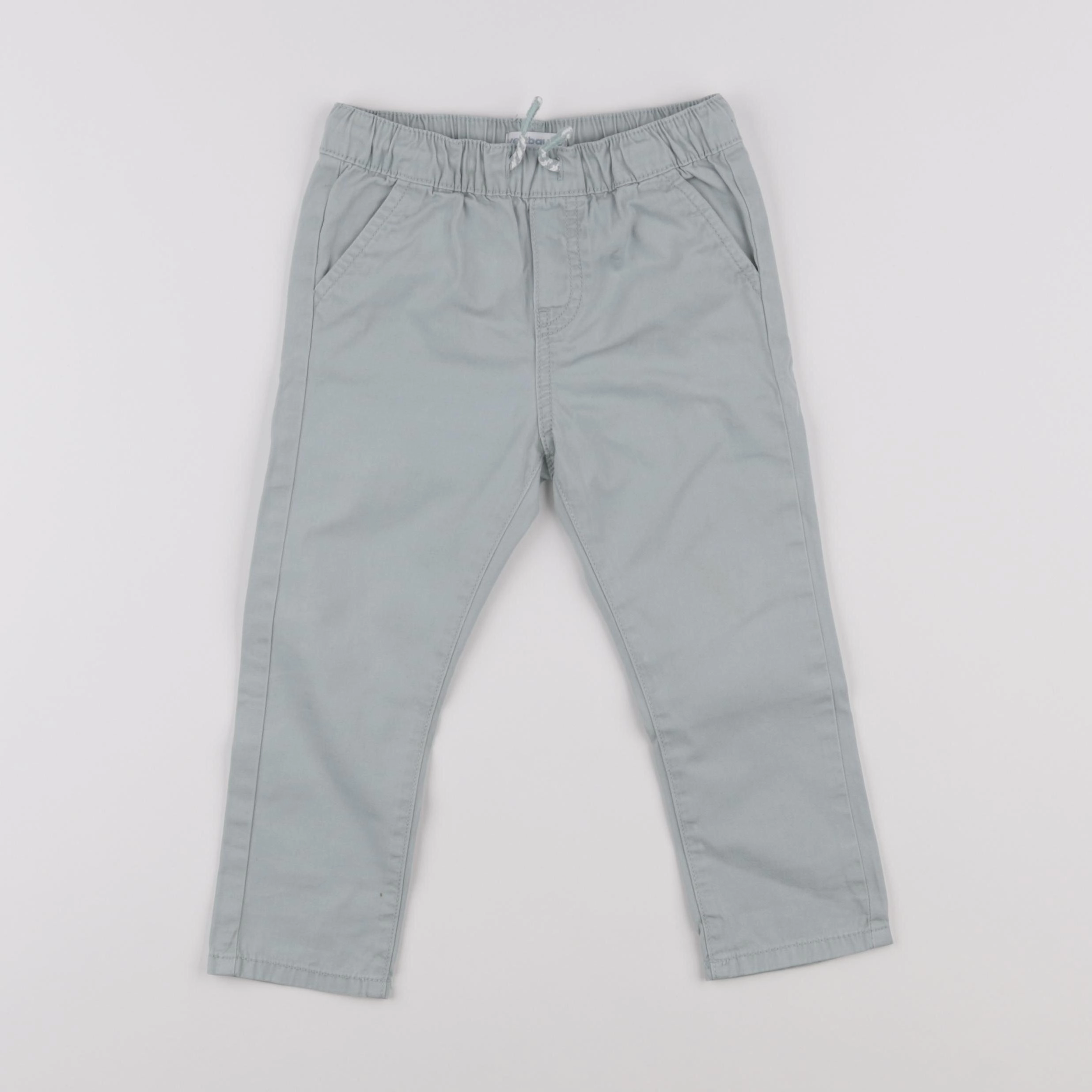 Vertbaudet - pantalon vert - 24 mois