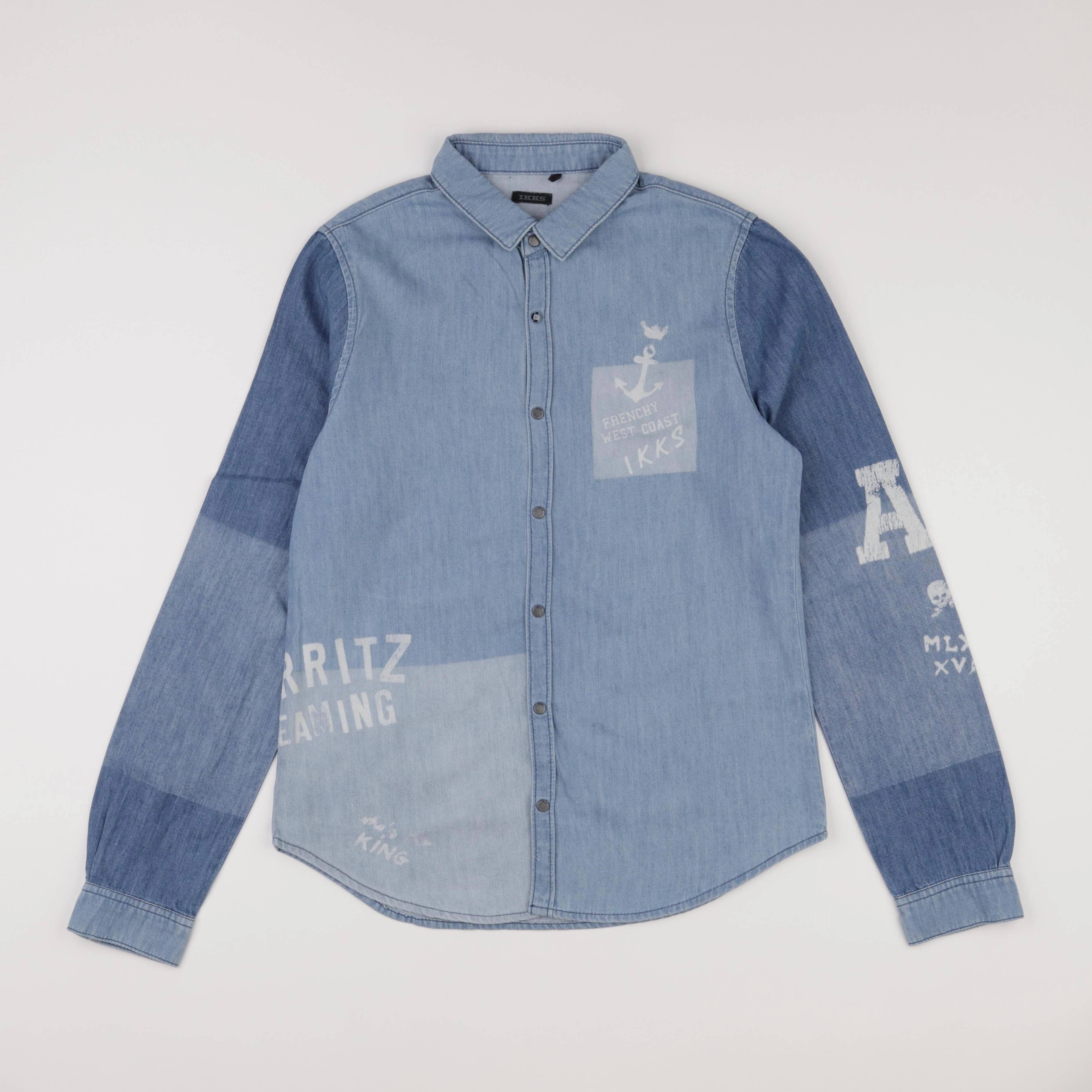 IKKS - chemise bleu - 14 ans