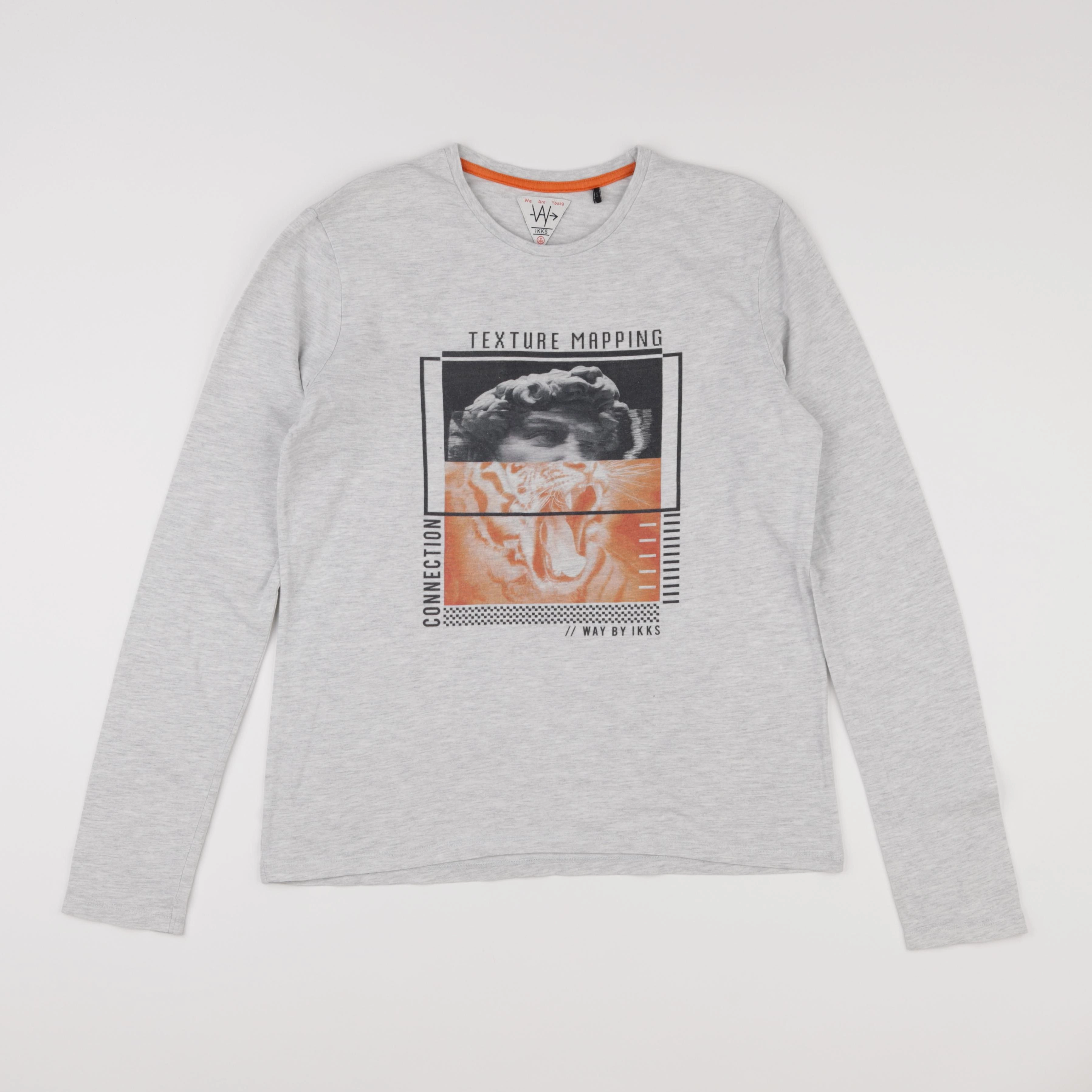 IKKS - tee-shirt gris - 14 ans