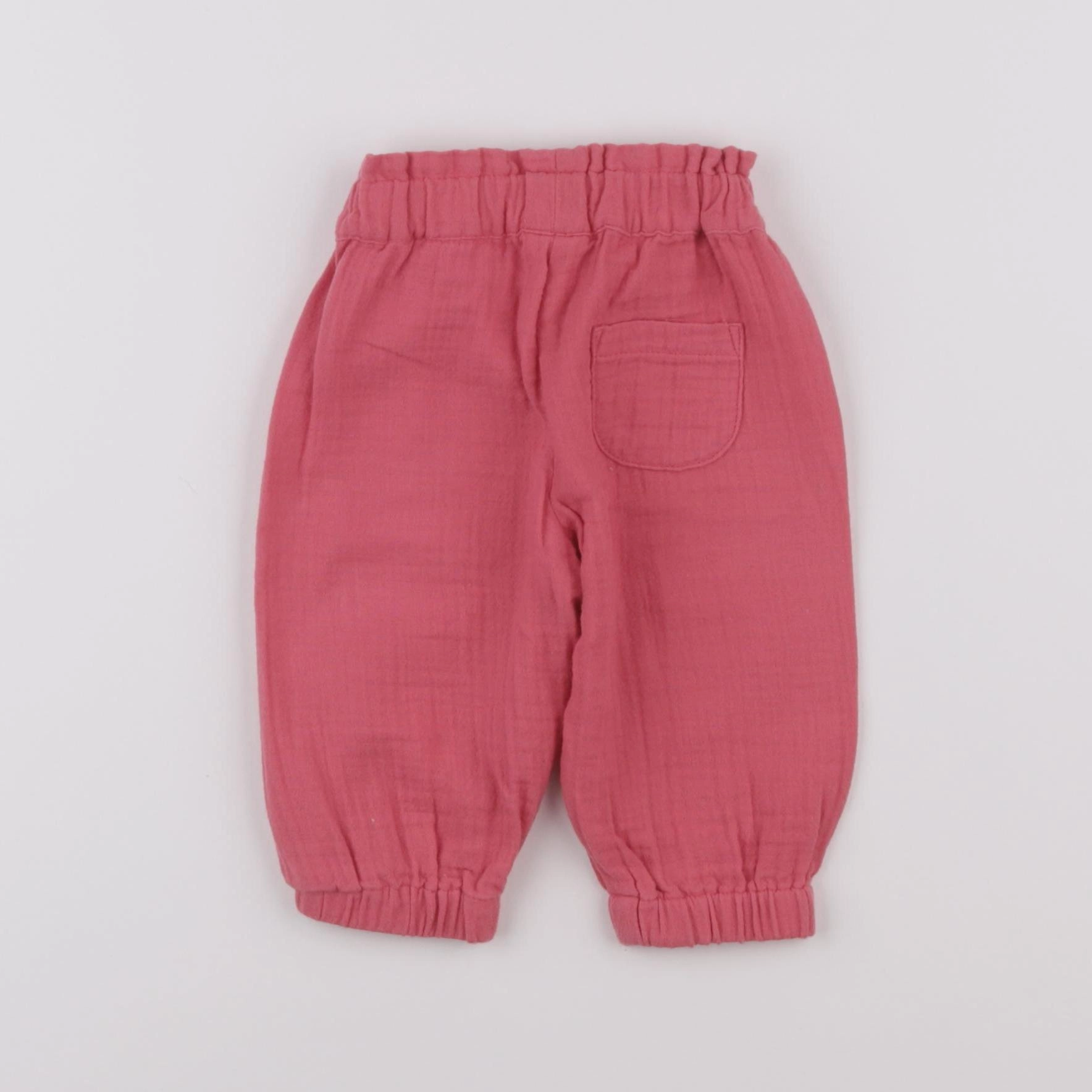 Bonton - pantalon rose - 6 mois