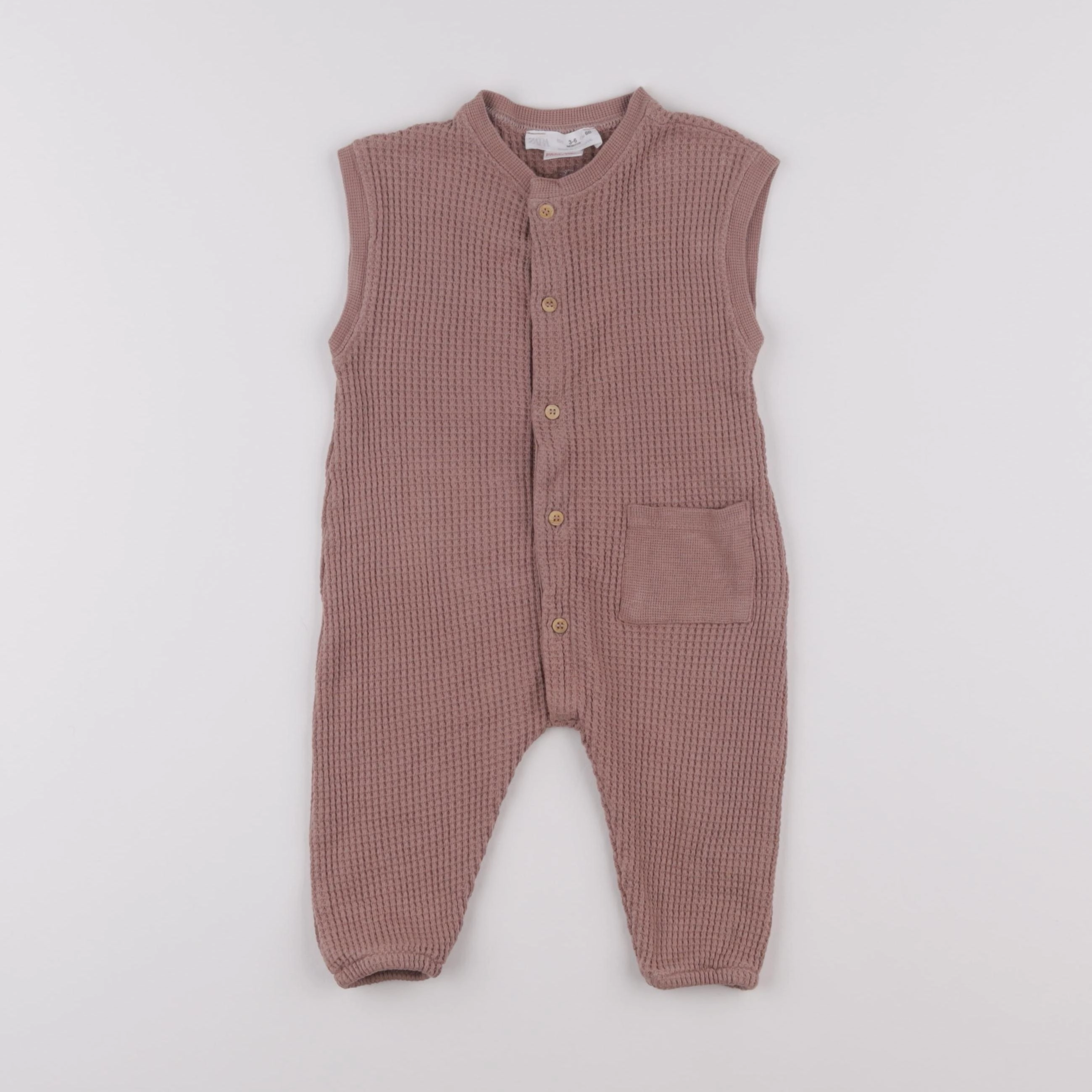 Zara - combinaison marron - 3/6 mois
