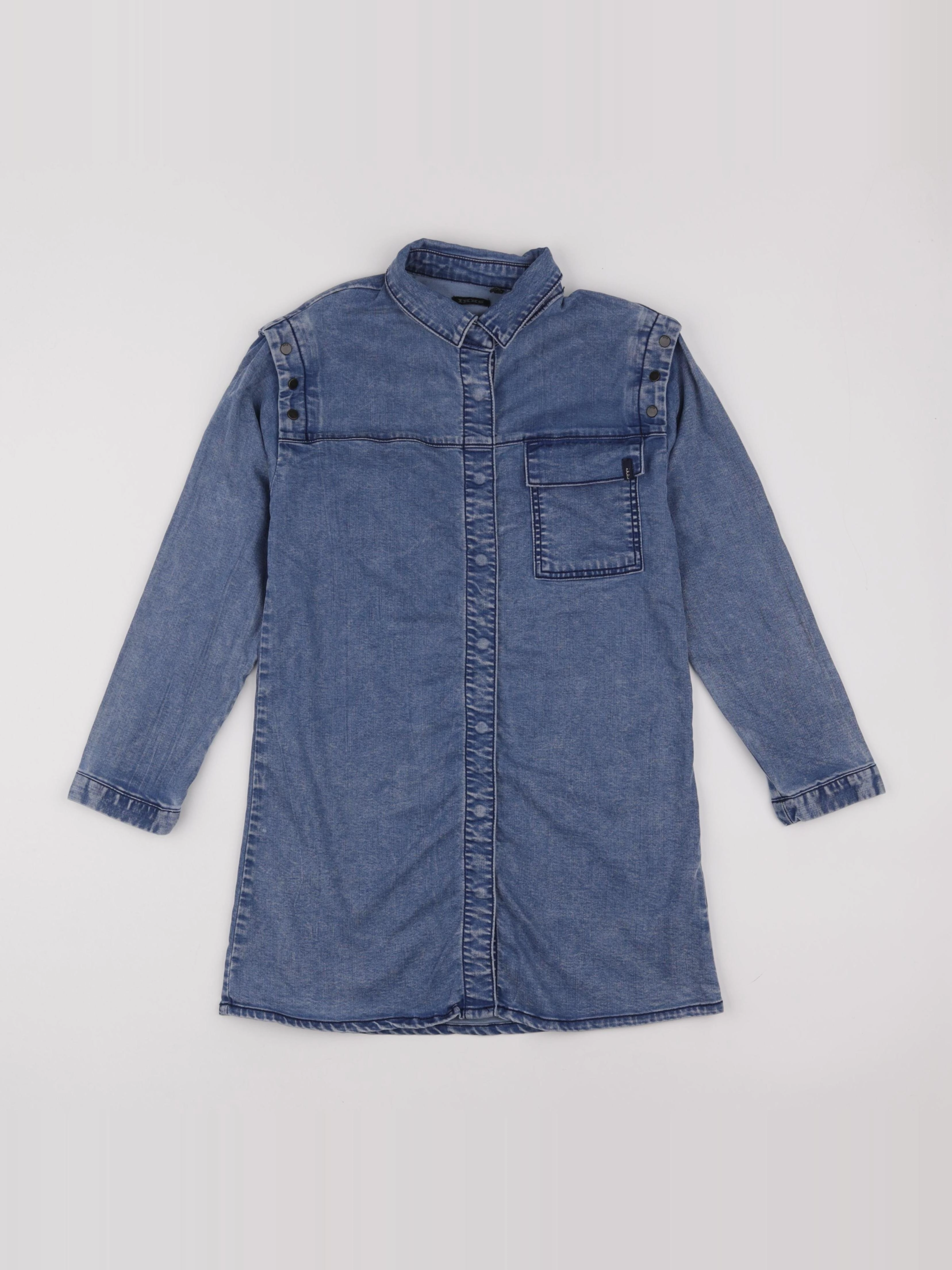 IKKS - robe imprimé au dos bleu - 8 ans