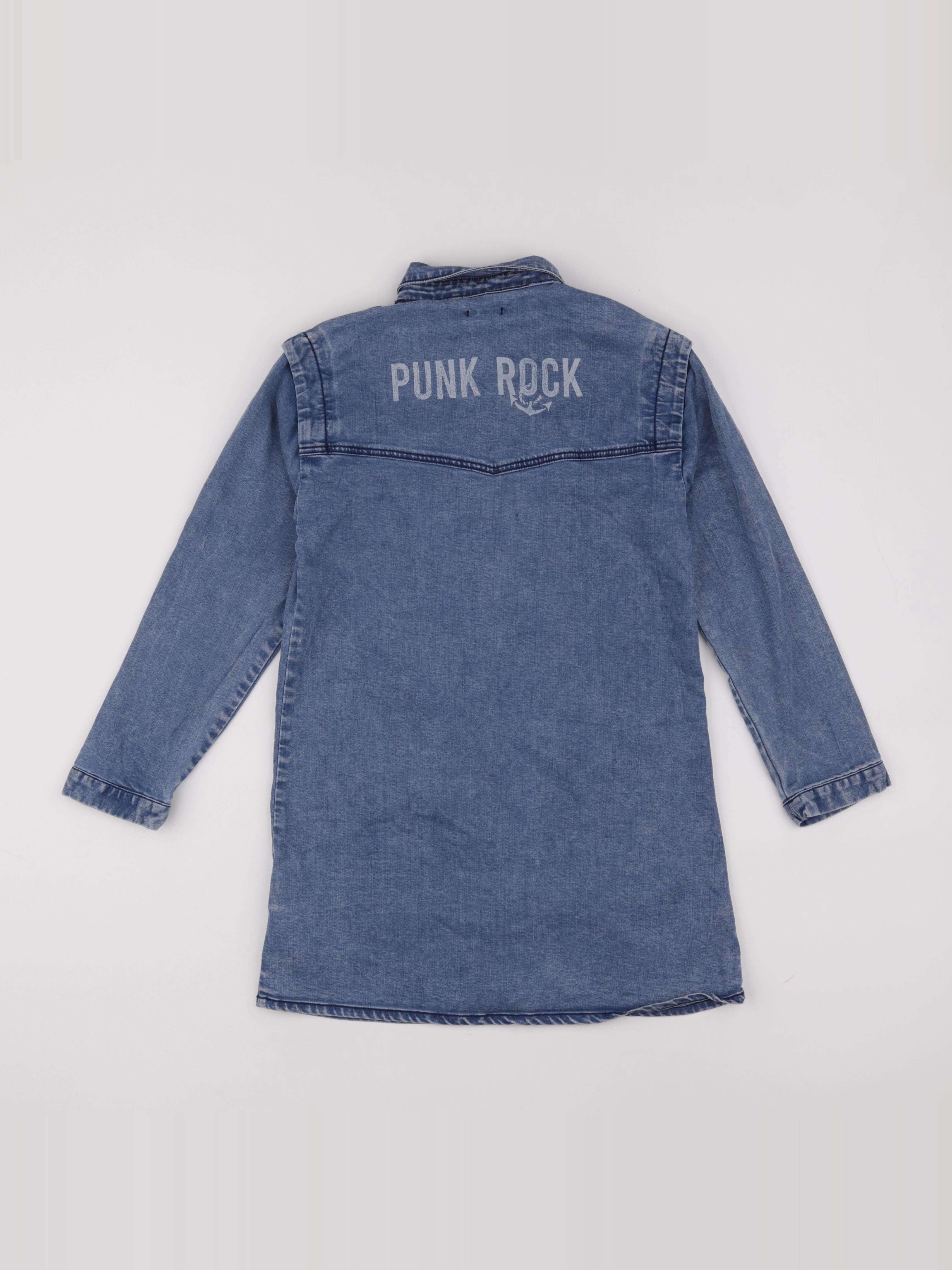 IKKS - robe imprimé au dos bleu - 8 ans