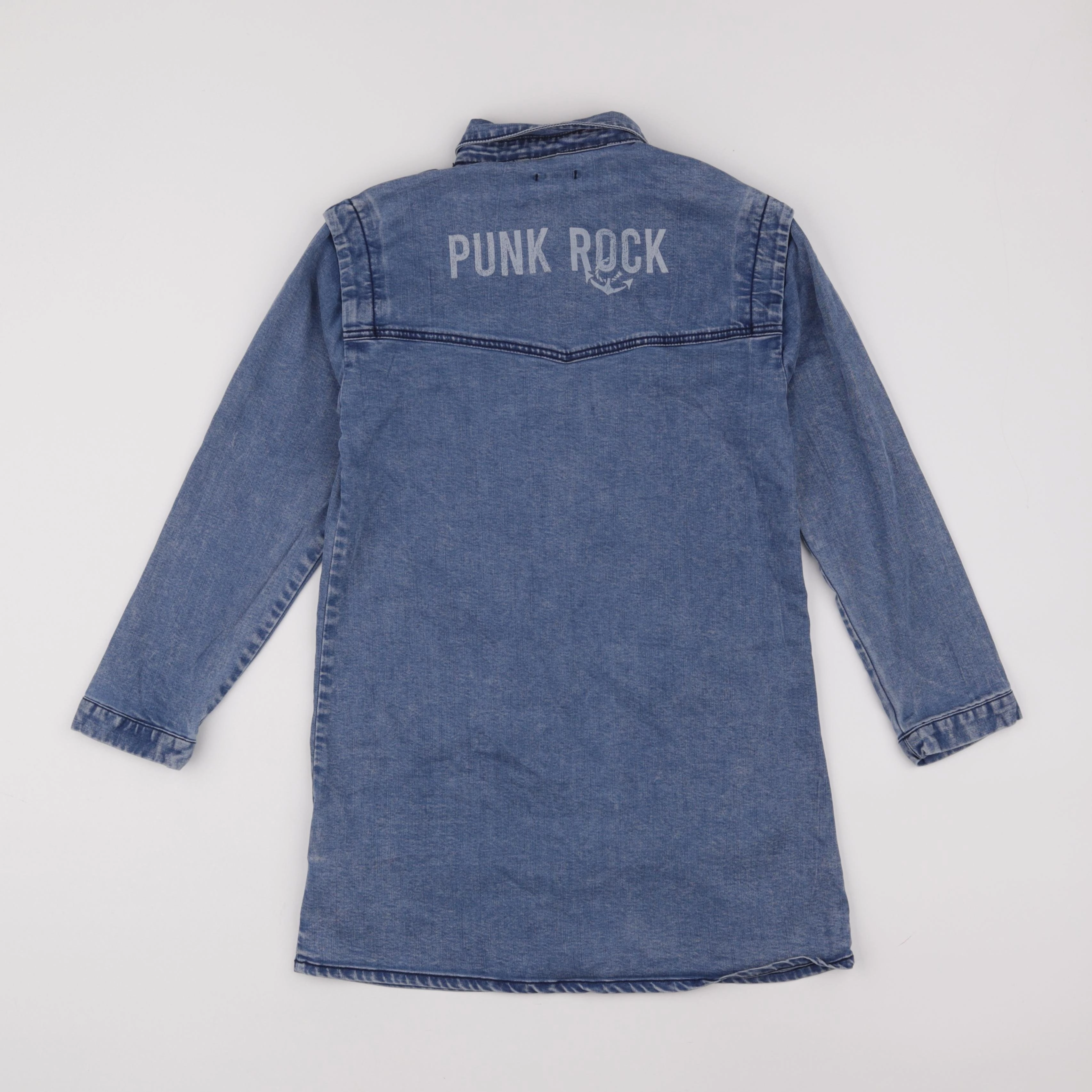IKKS - robe imprimé au dos bleu - 8 ans