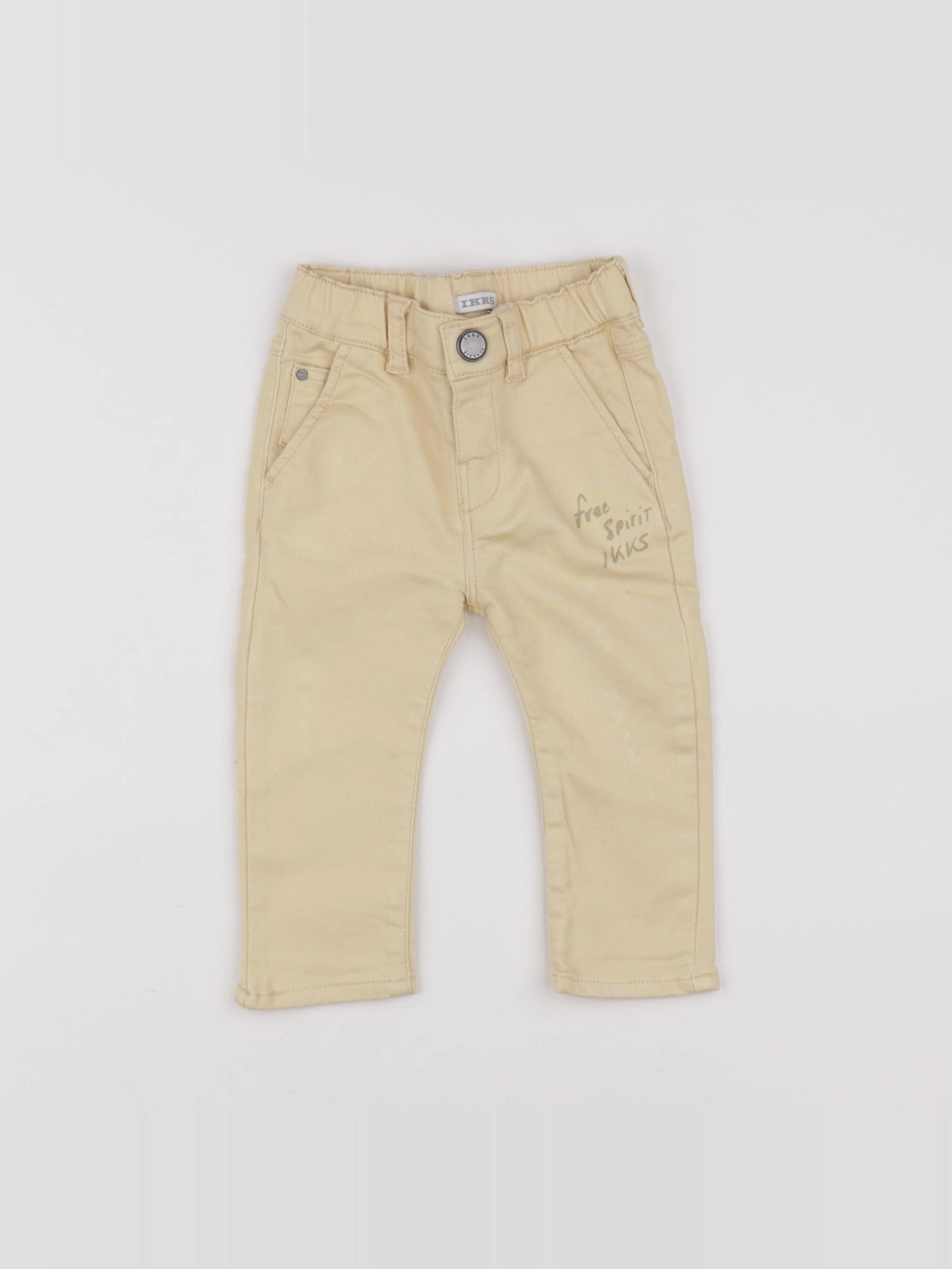 IKKS - pantalon jaune - 12 mois