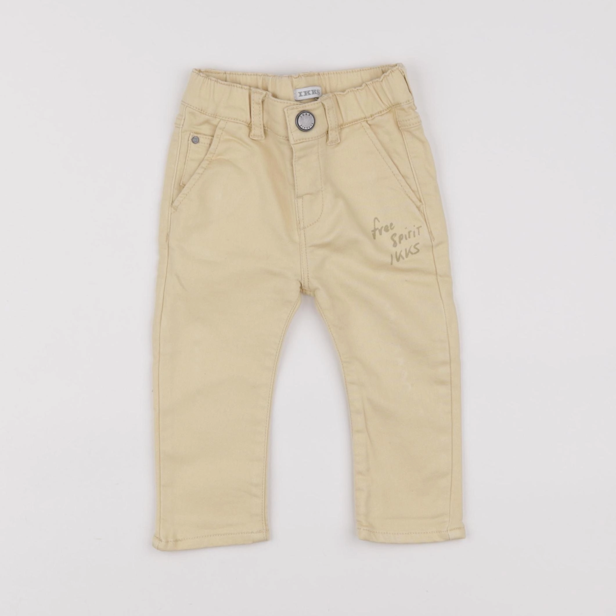 IKKS - pantalon jaune - 12 mois