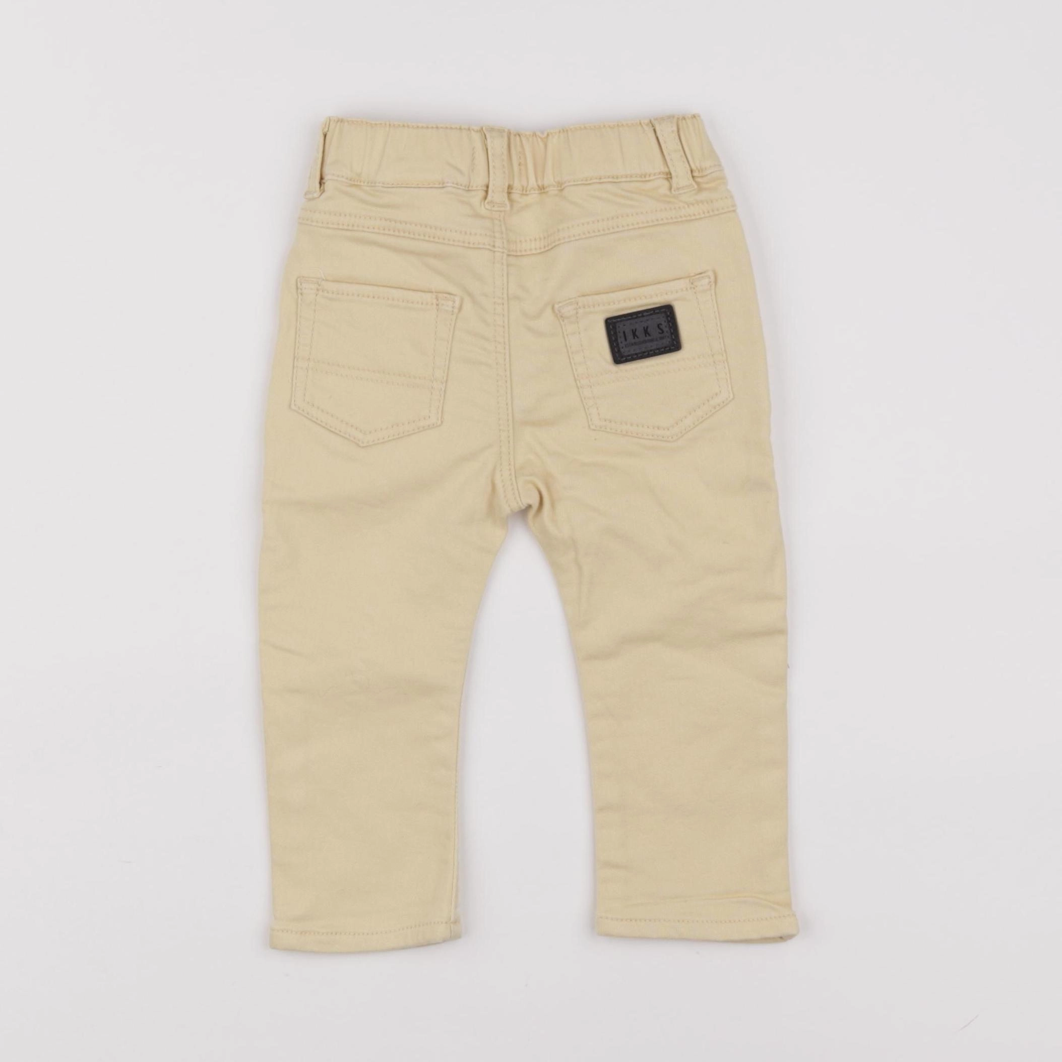 IKKS - pantalon jaune - 12 mois