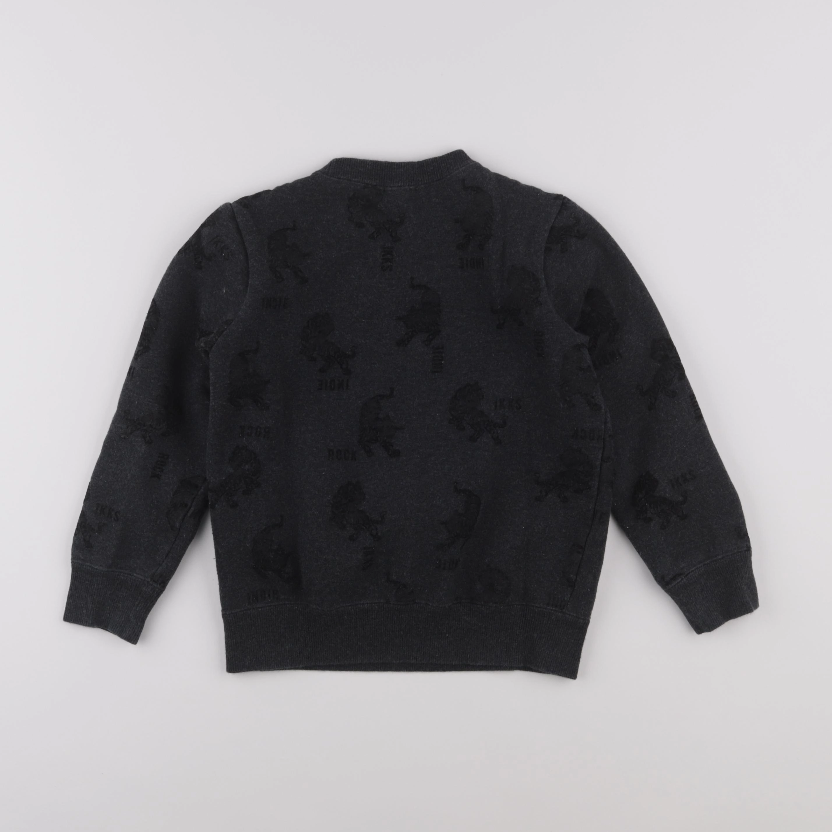 IKKS - sweat gris - 8 ans