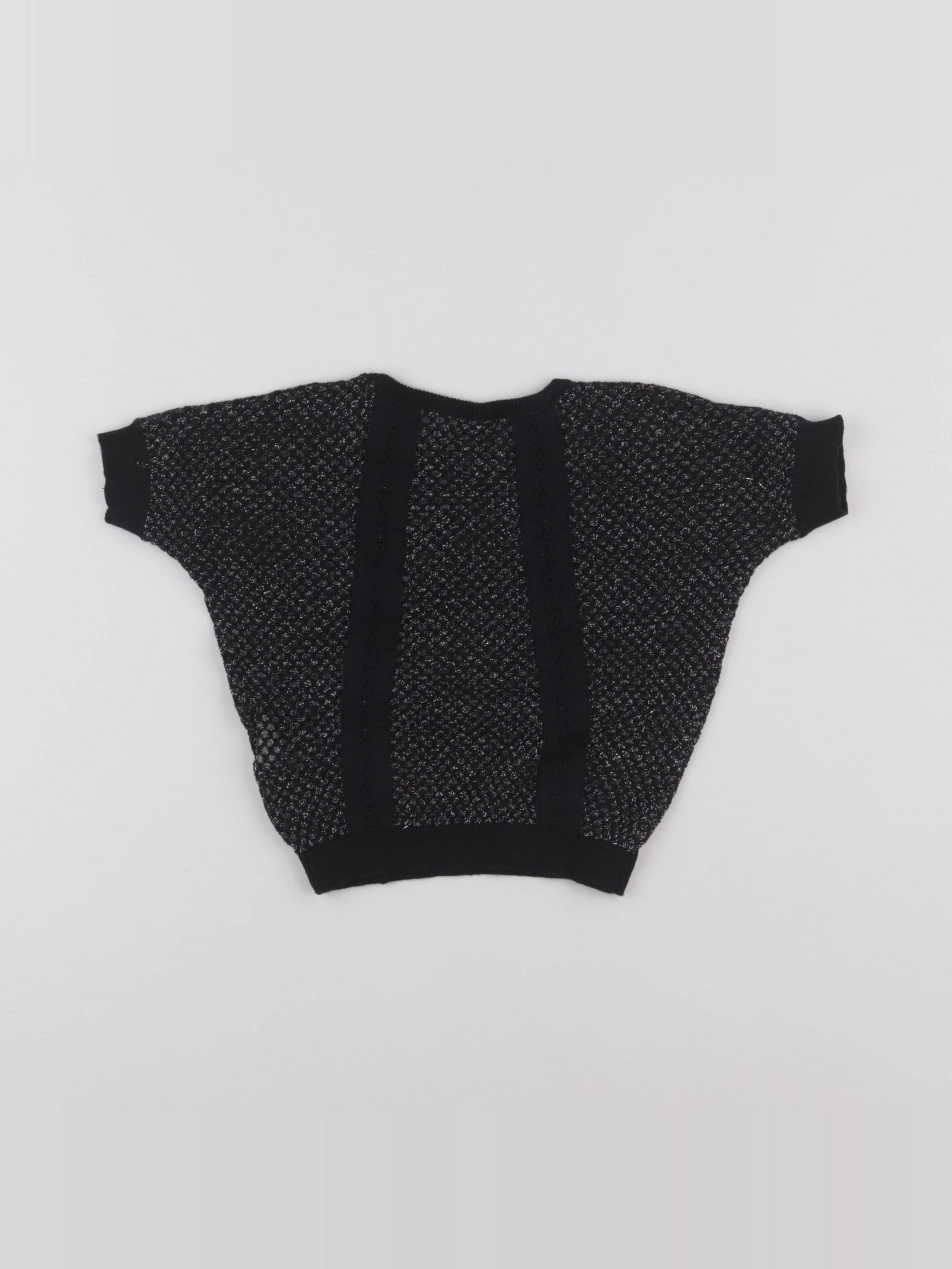 IKKS - pull noir, argent - 3 ans