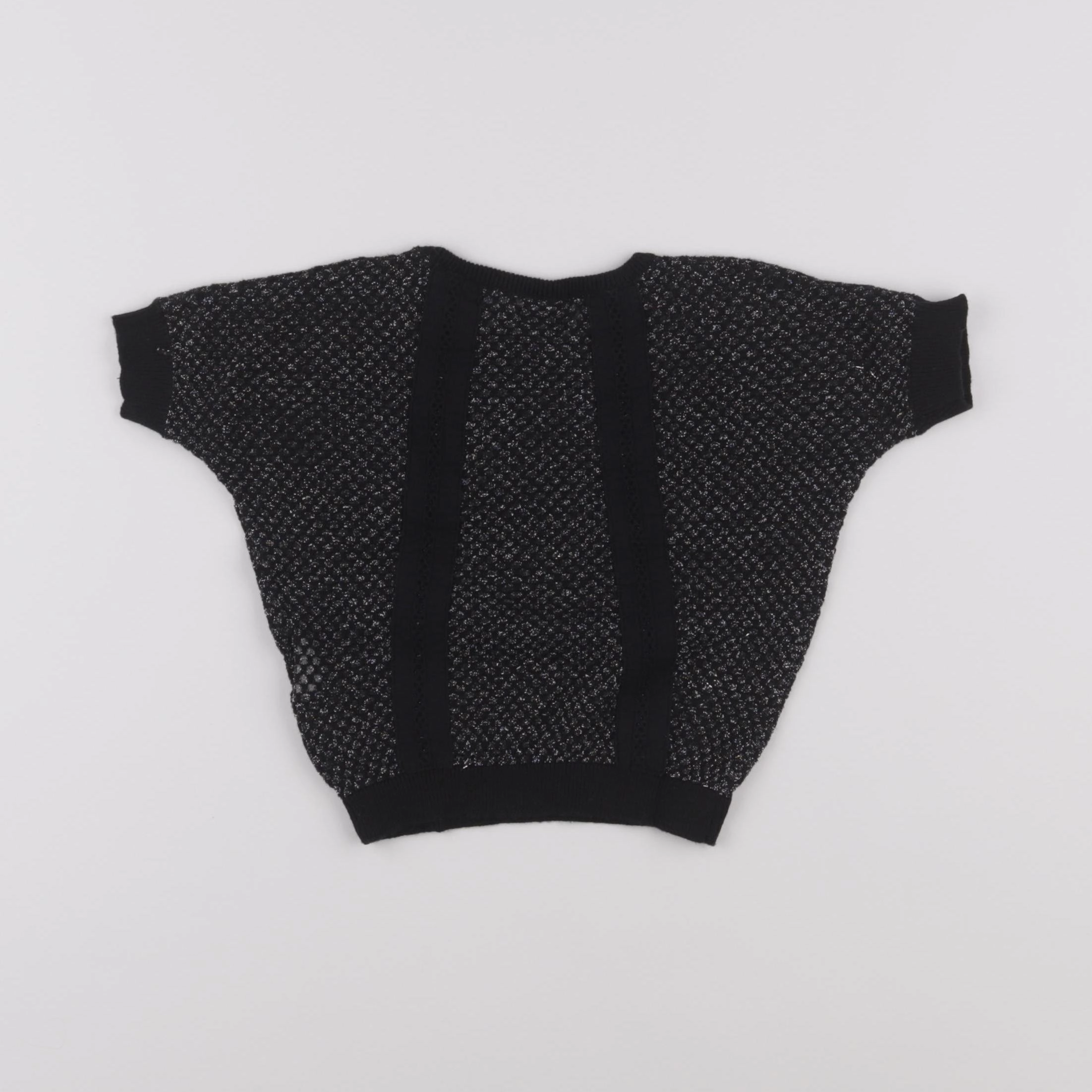IKKS - pull noir, argent - 3 ans