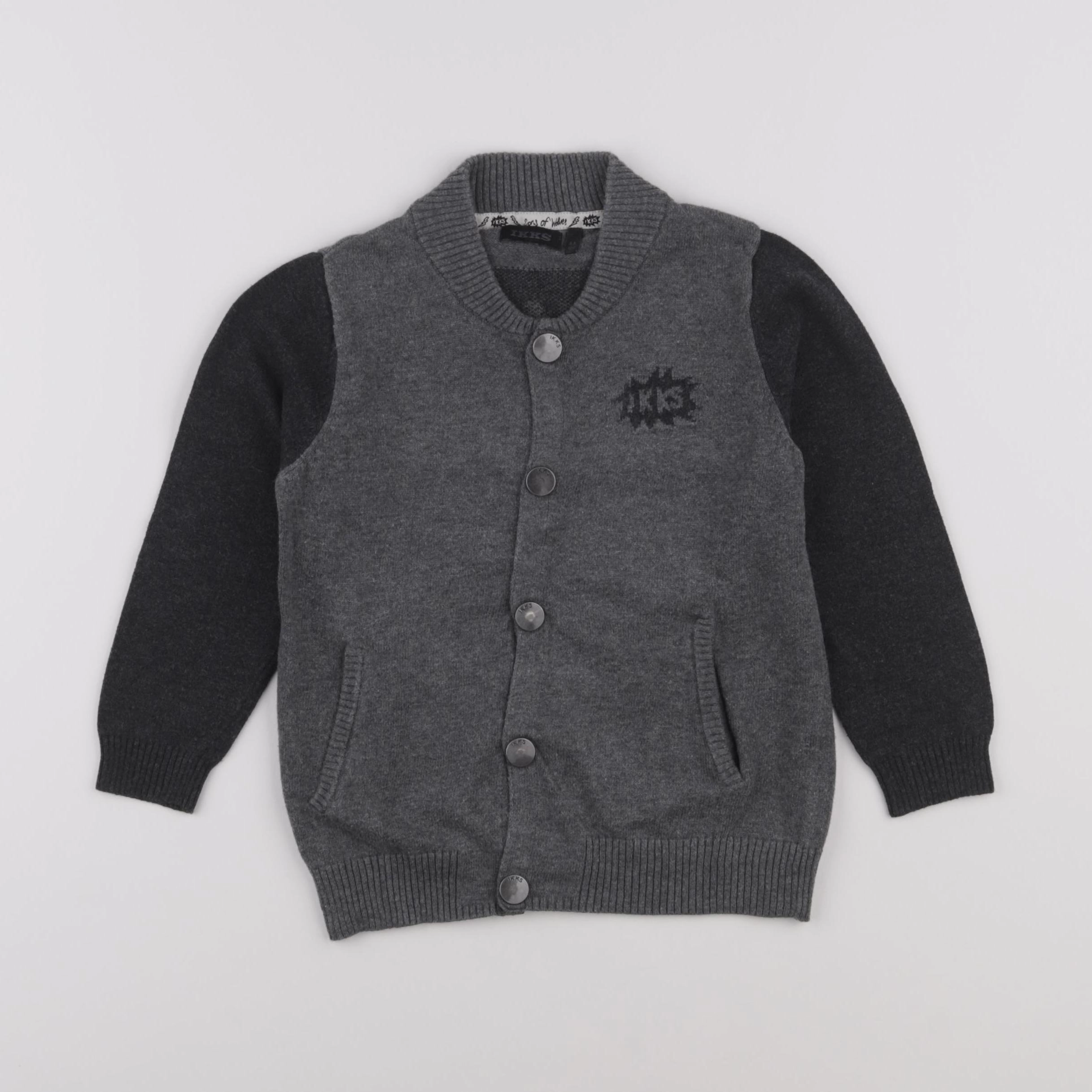 IKKS - gilet gris - 4 ans