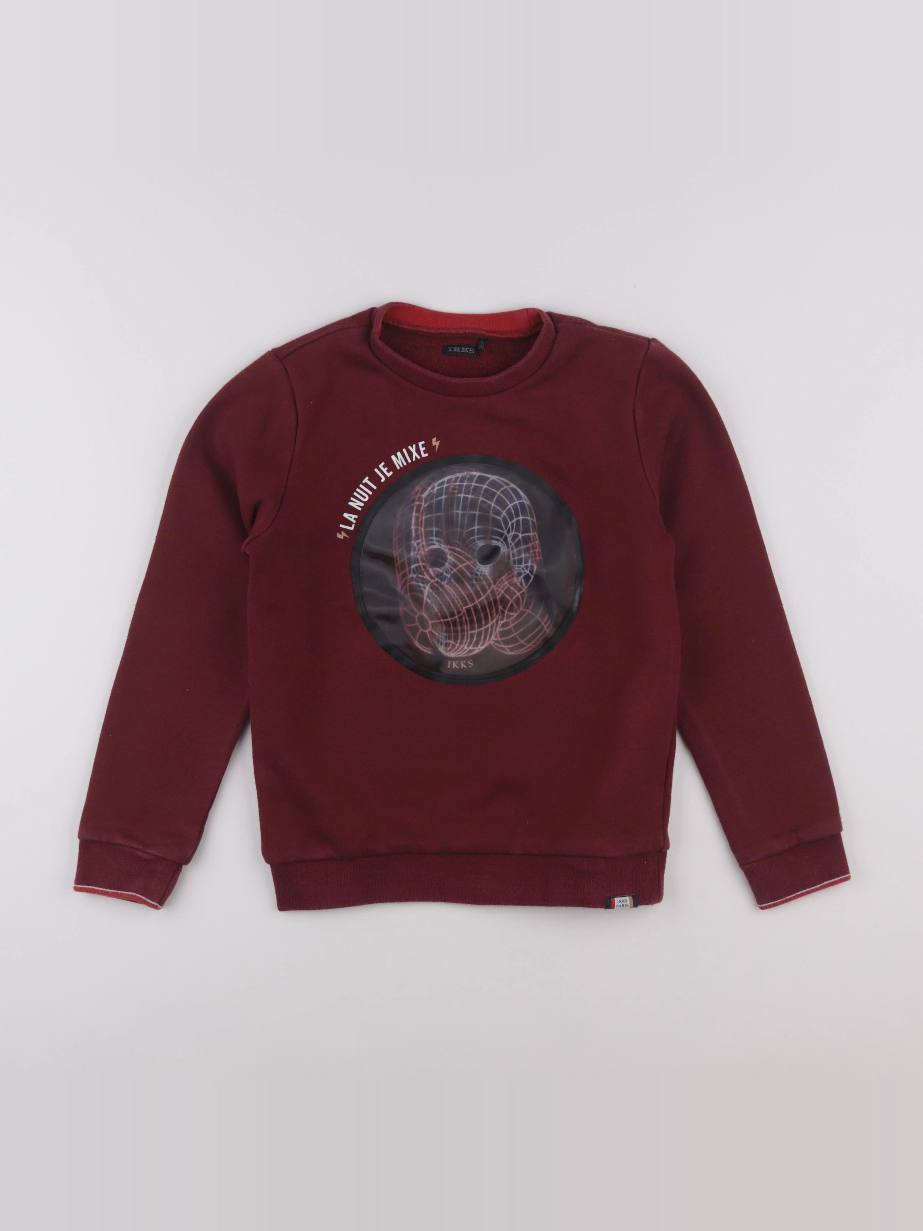 IKKS - sweat rouge - 10 ans