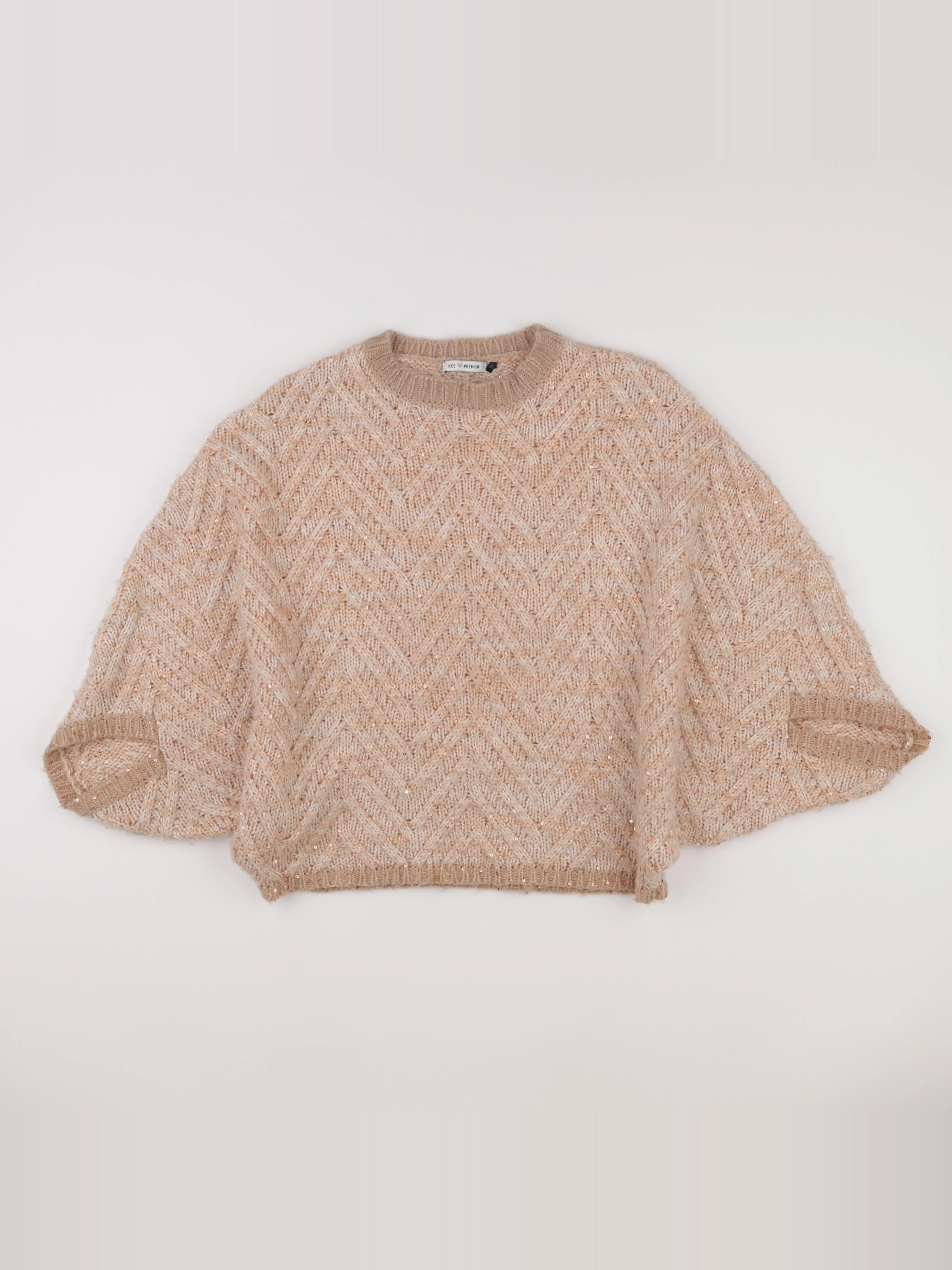 IKKS - pull rose - 10 ans