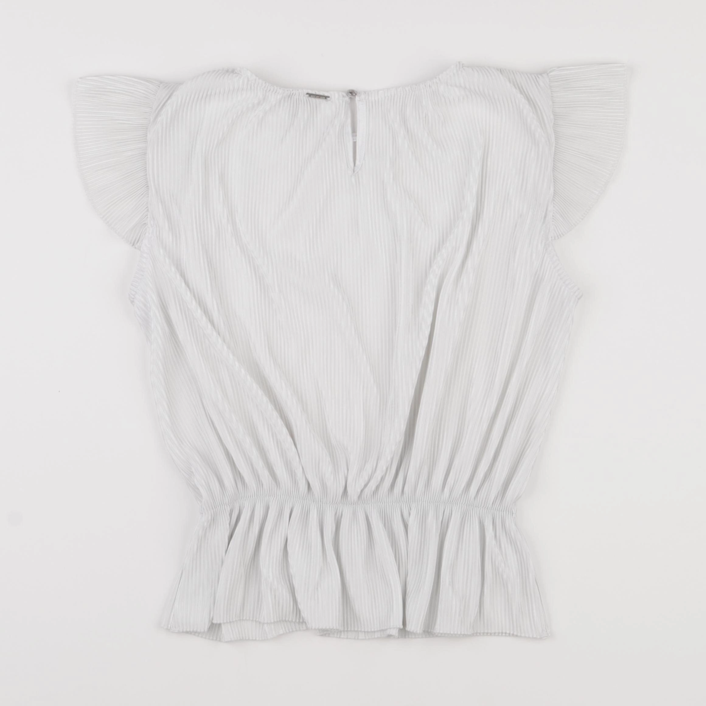 IKKS - blouse blanc, argent - 12 ans