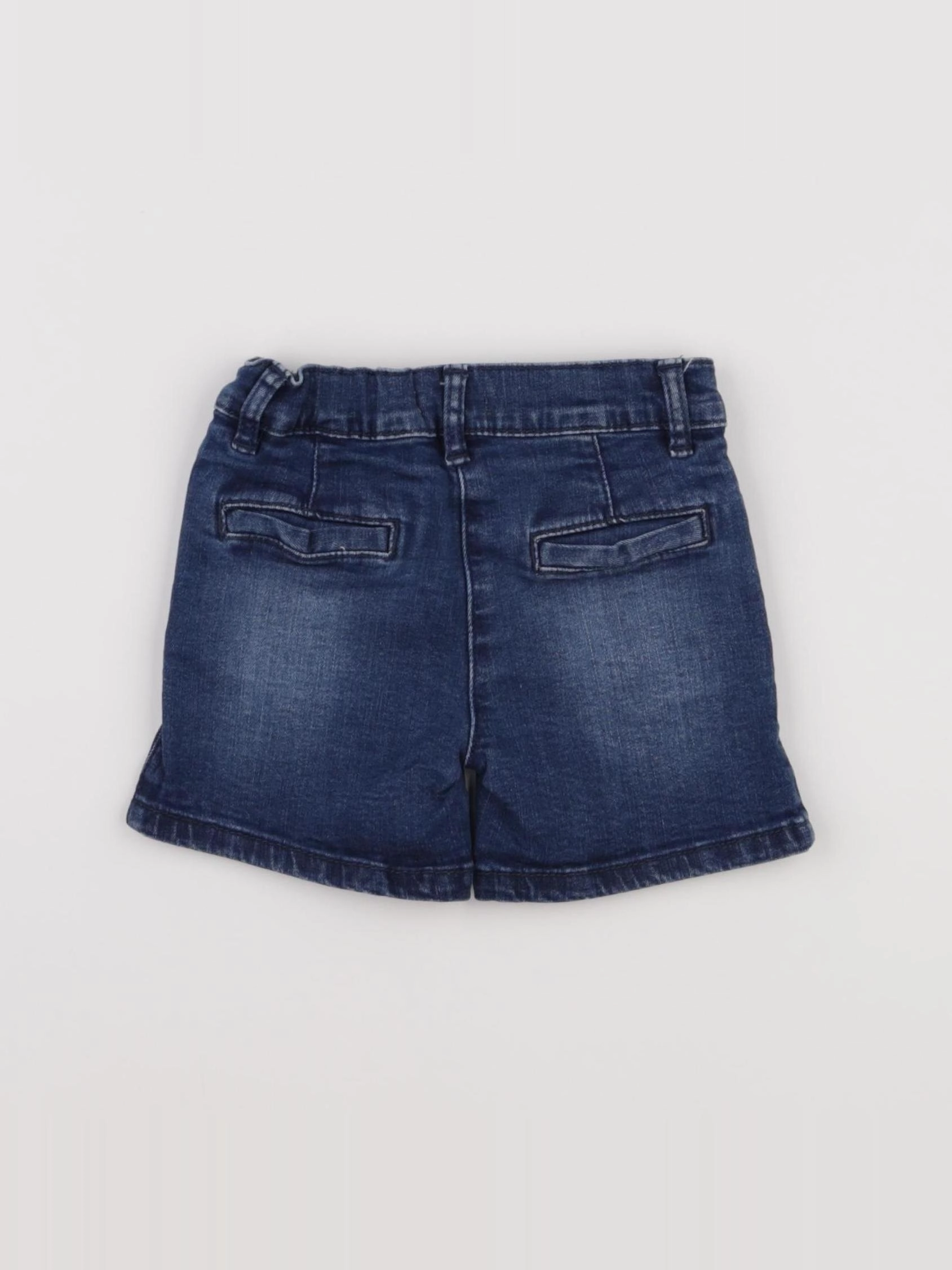 Boutchou - short bleu - 12 mois