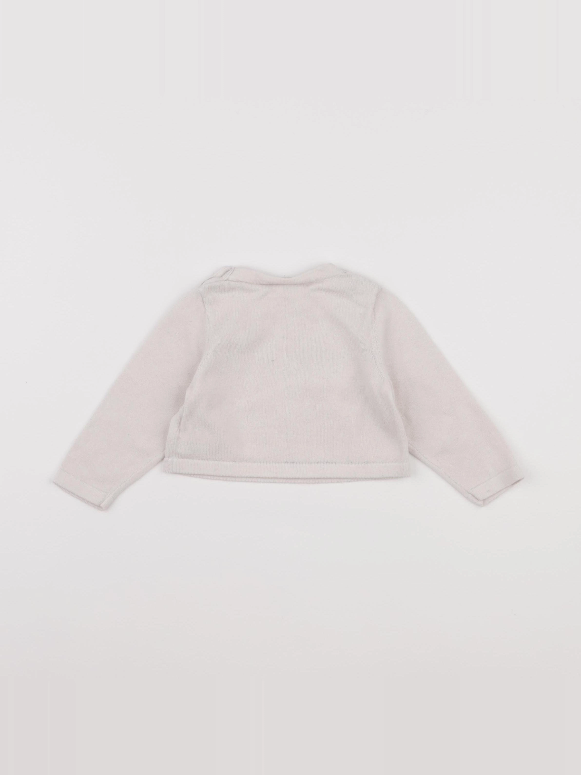 Tape à l'oeil - gilet beige - 6 mois