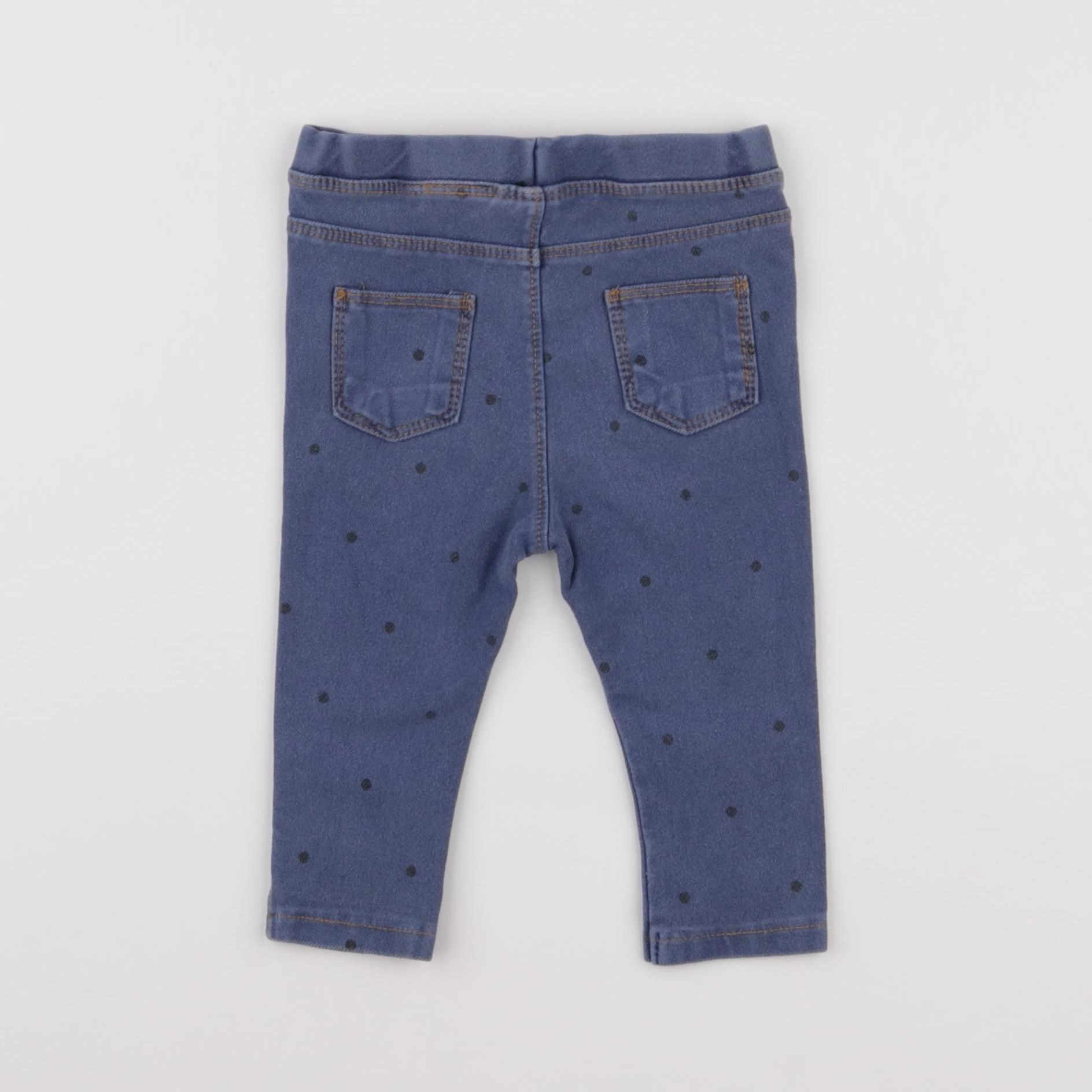 Zara - jegging bleu - 6/9 mois