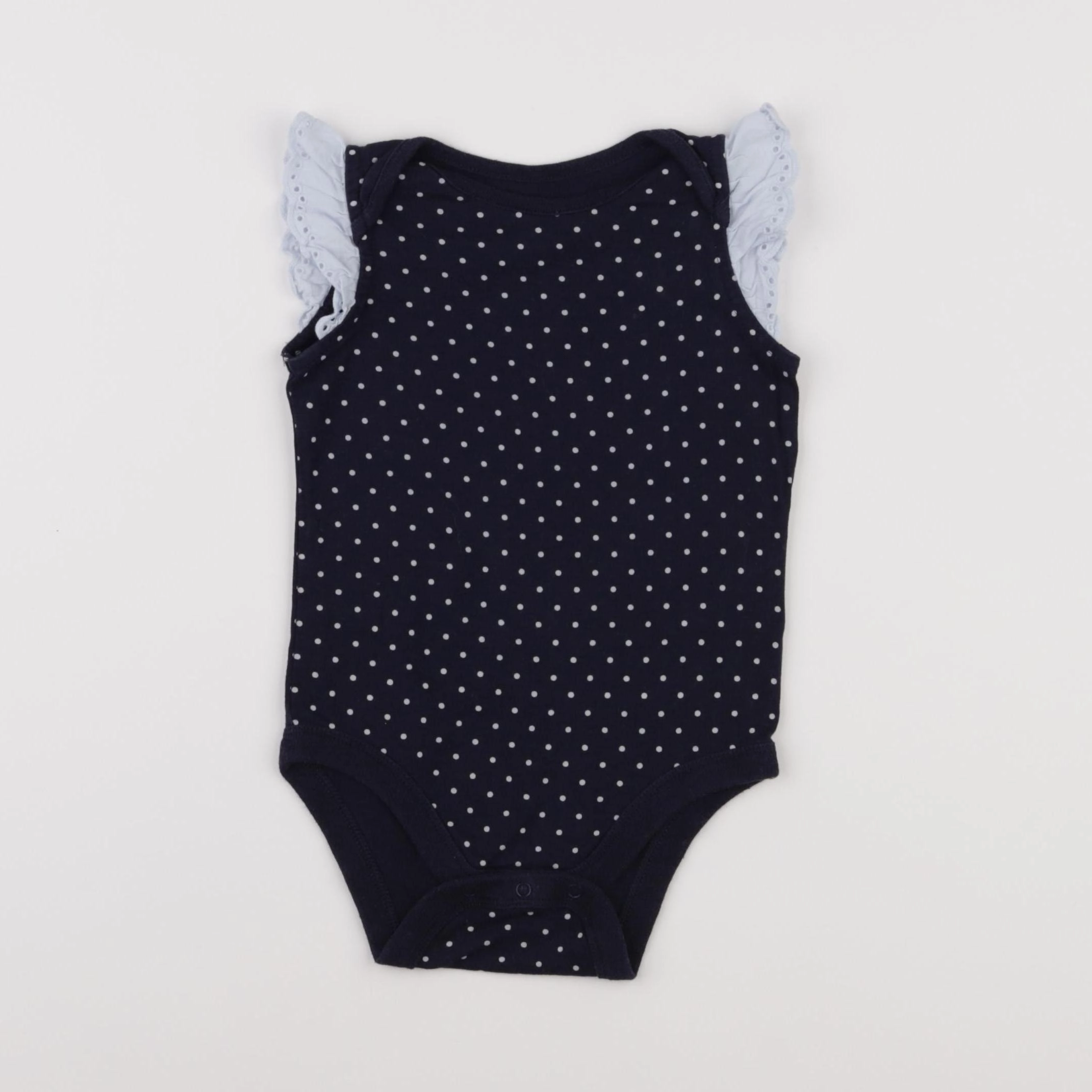 GAP - body bleu - 6/12 mois